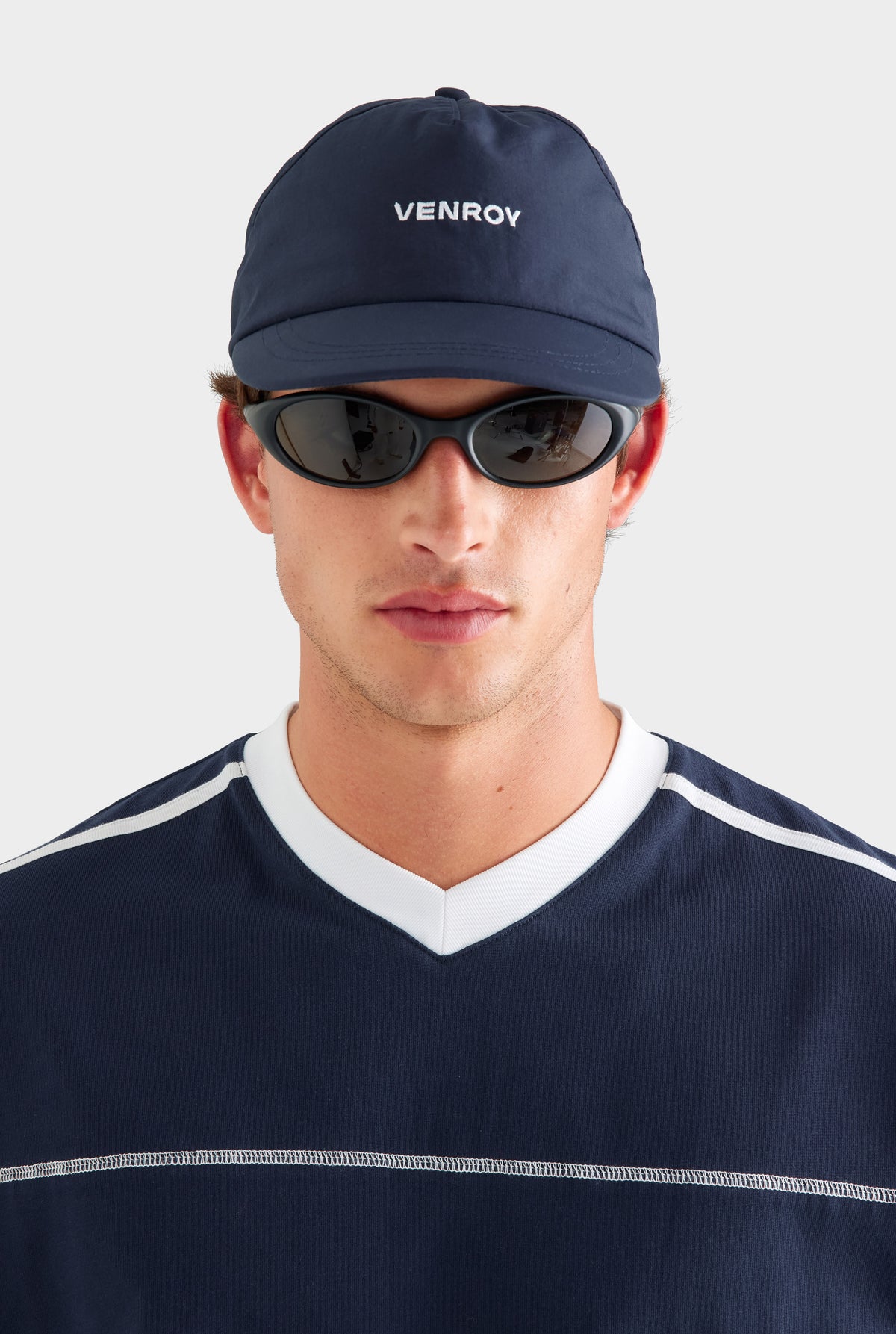 Nylon Sports Cap - Navy