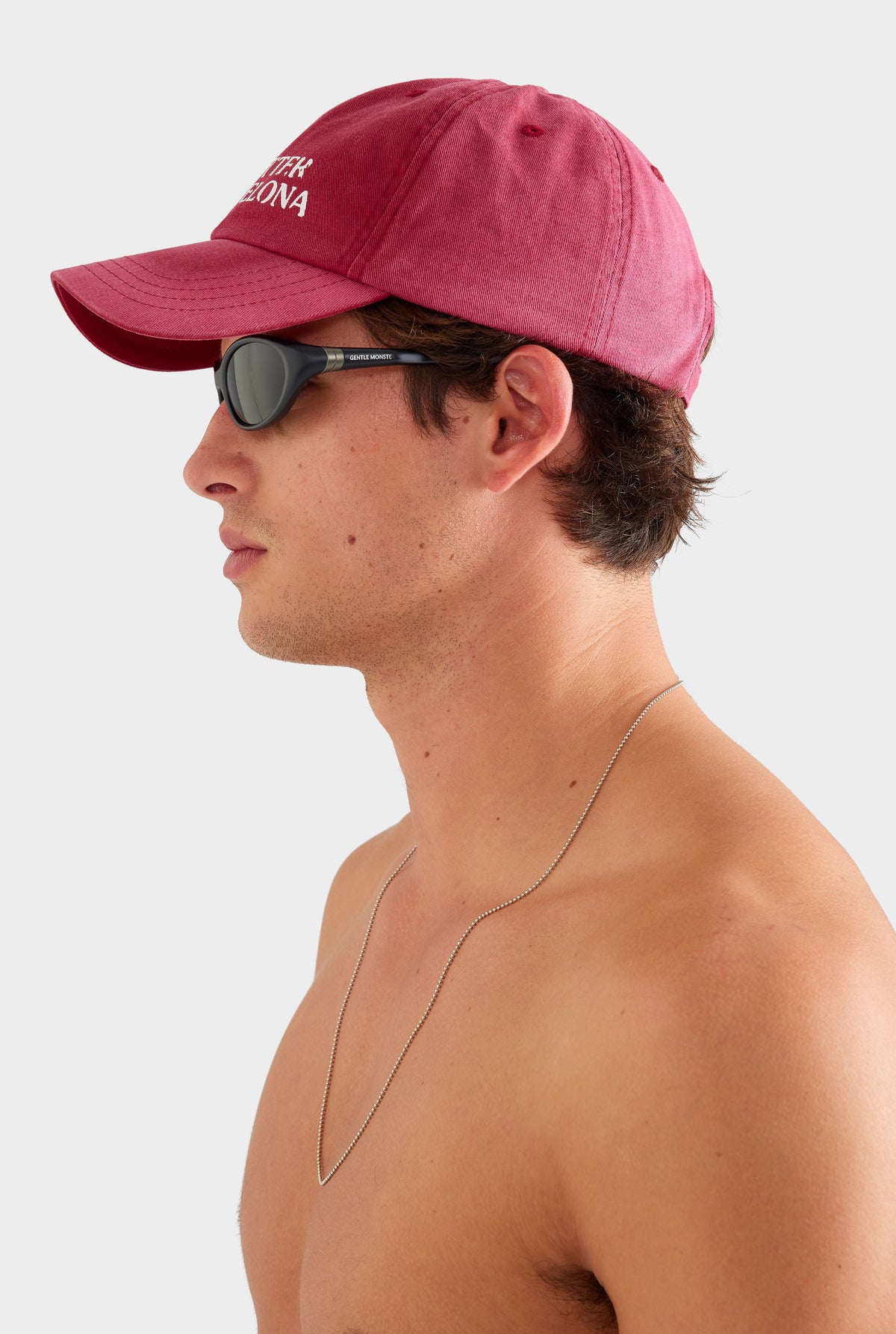 Its Better In Barcelona Cotton Twill Cap - Sangria