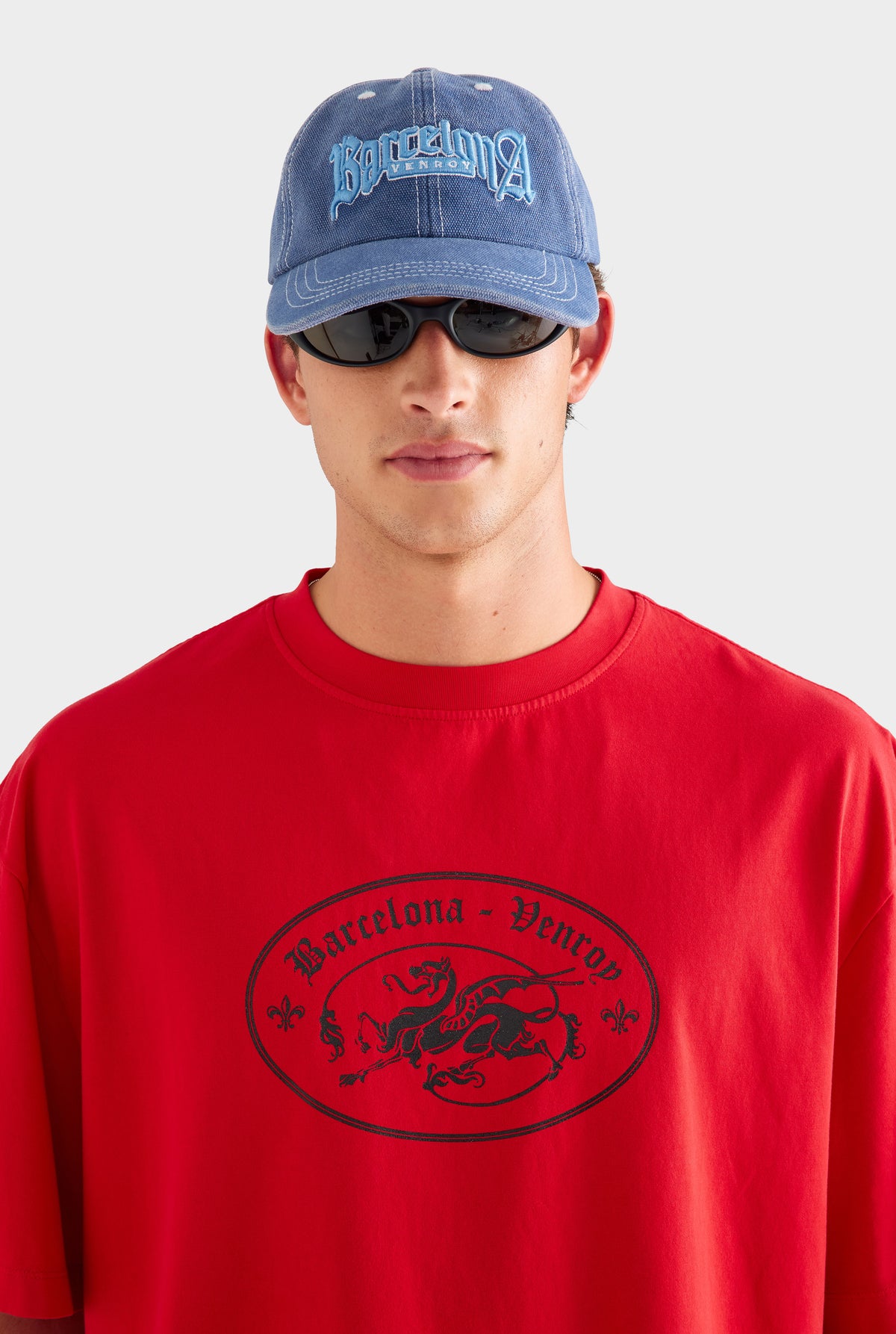 Barcelona Washed Canvas Cap - Washed Blue