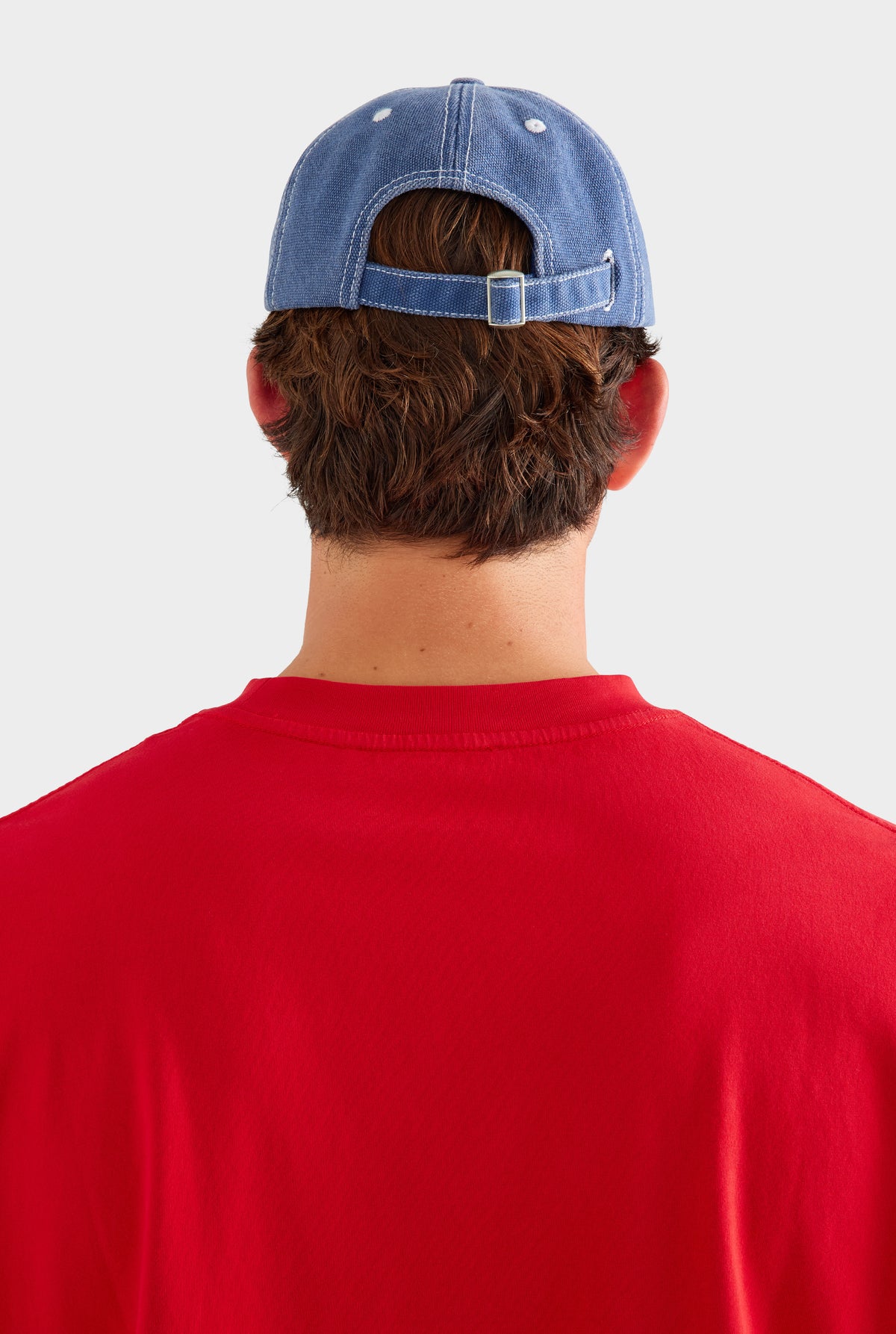 Barcelona Washed Canvas Cap - Washed Blue