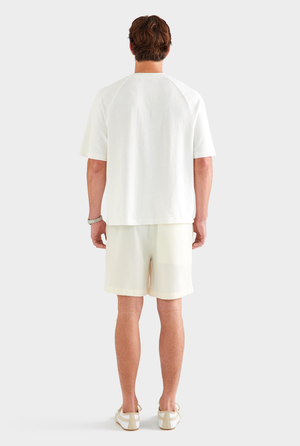Oversized Raglan T Shirt - White