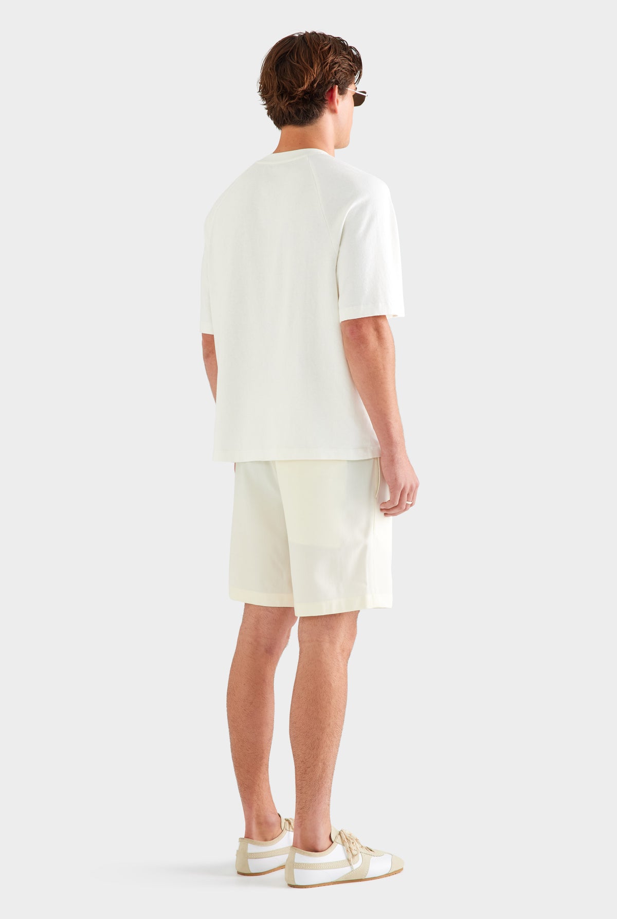 Oversized Raglan T Shirt - White