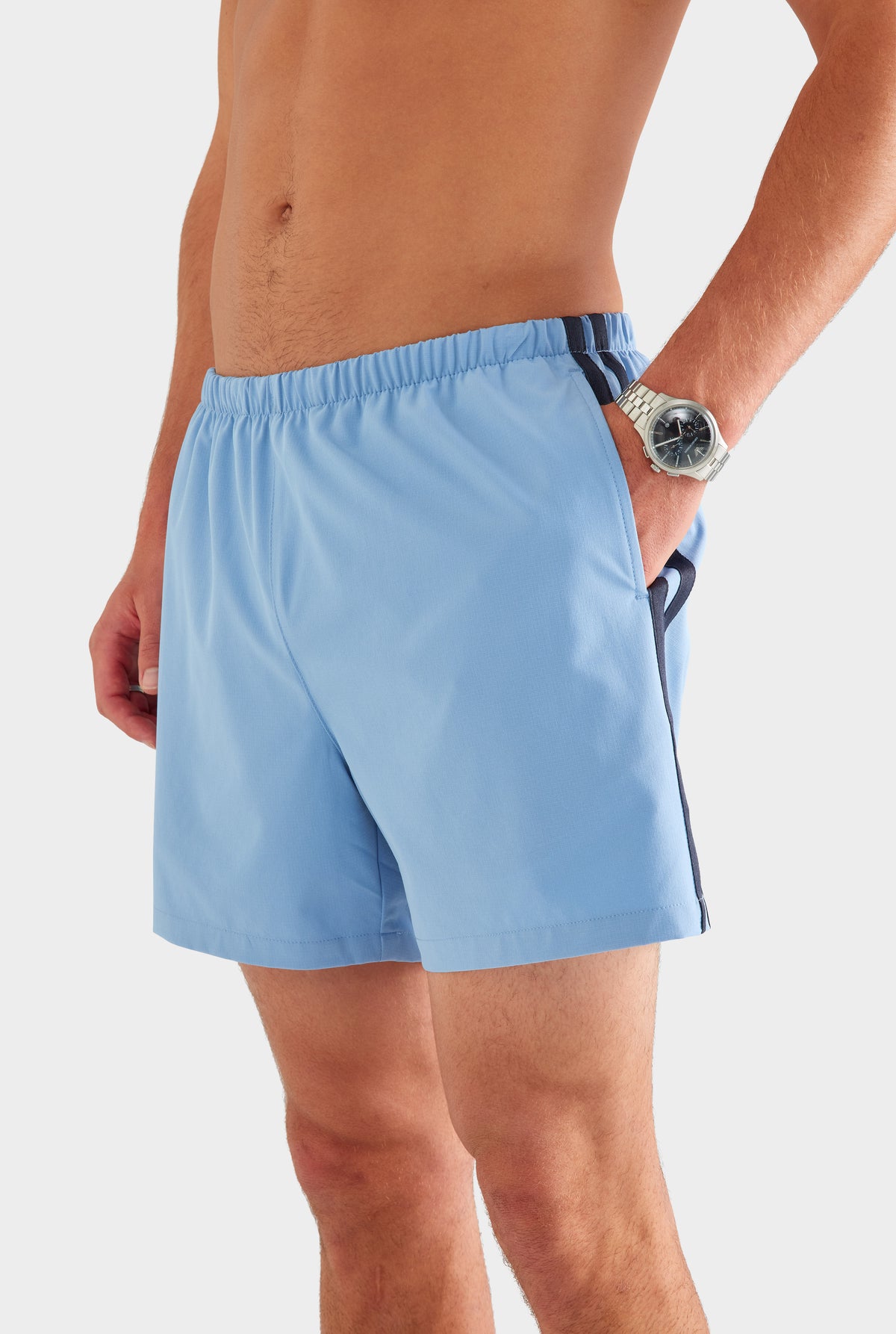 Ripstop Swim Short - Dusk Blue