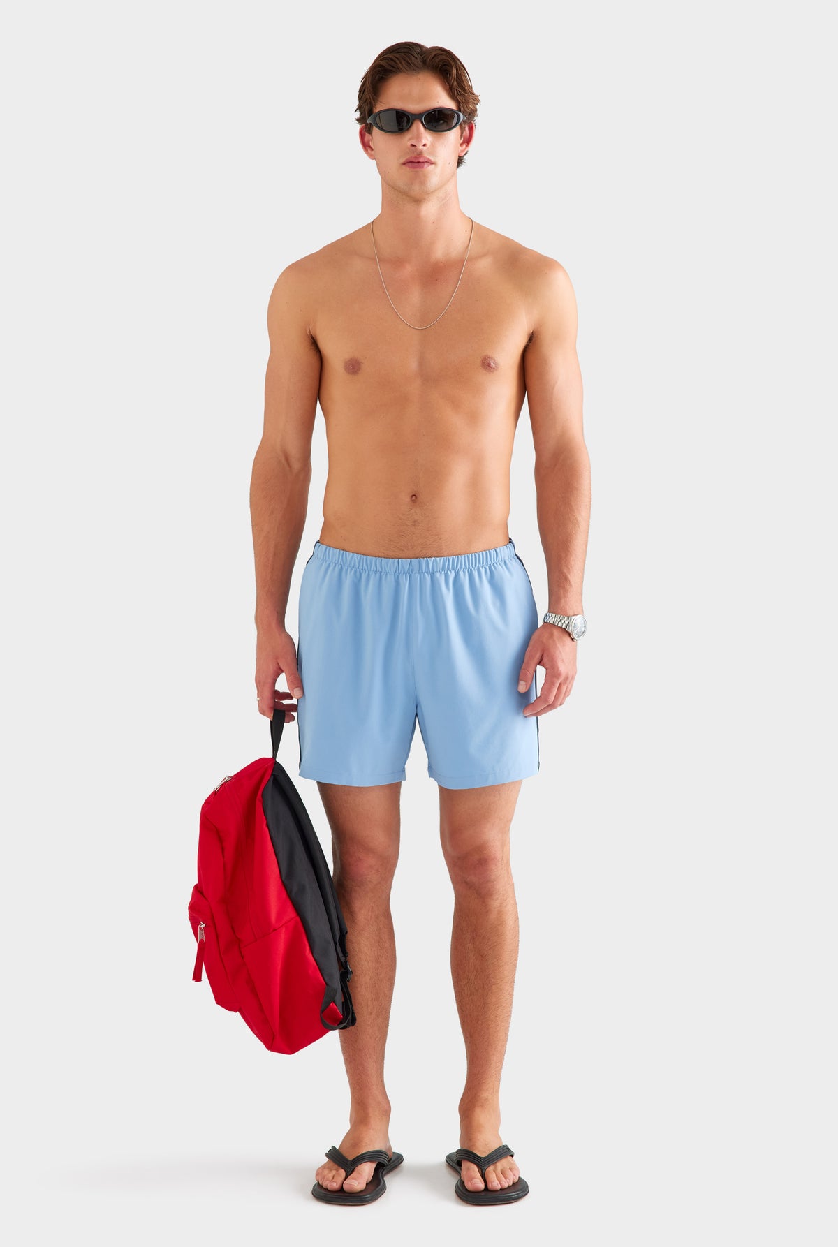Ripstop Swim Short - Dusk Blue