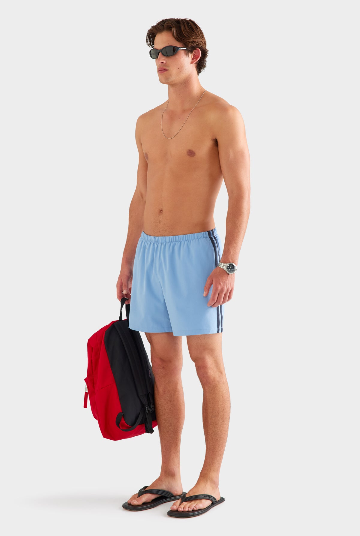 Ripstop Swim Short - Dusk Blue
