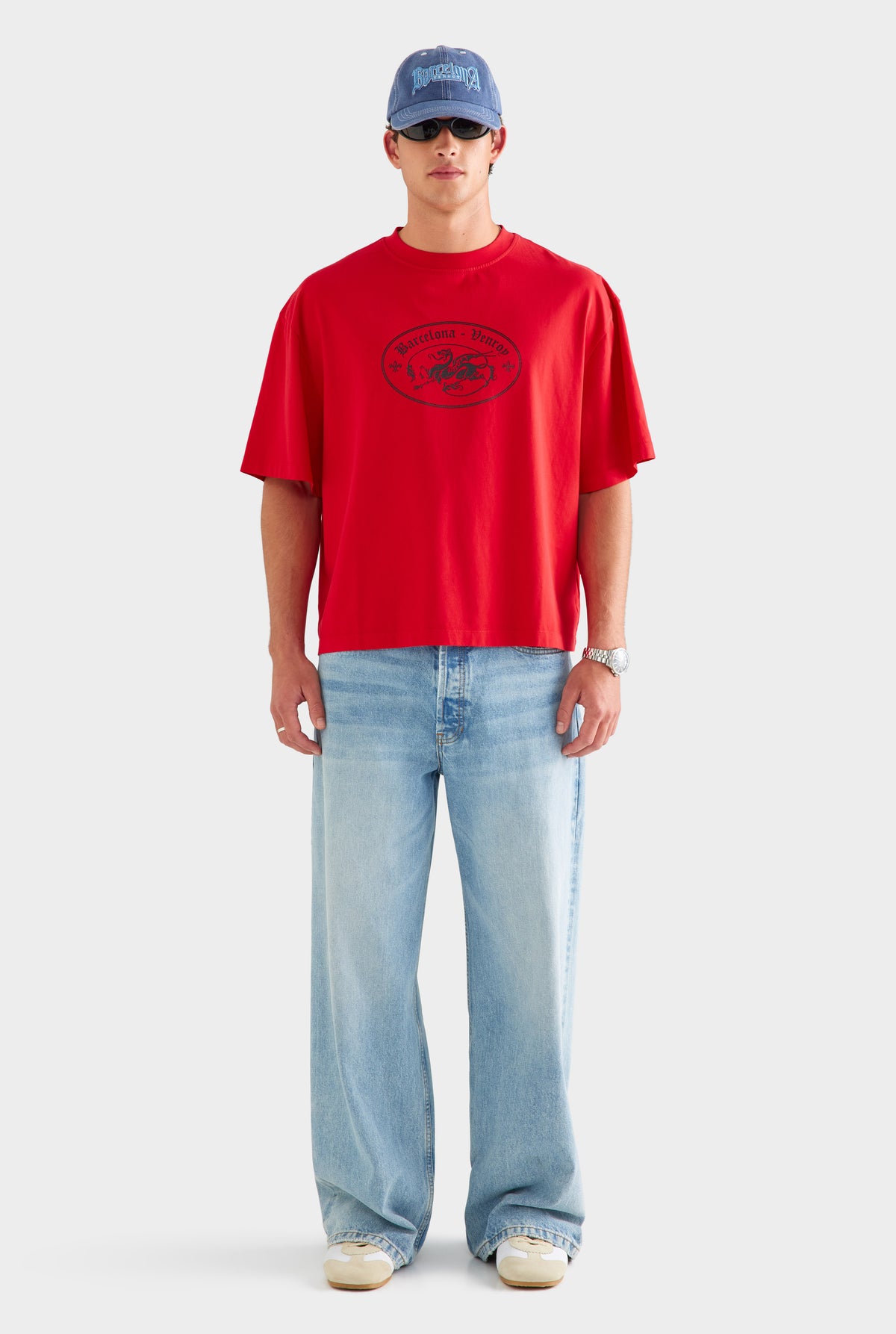 Oversized T Shirt - Catalan Red Dragon