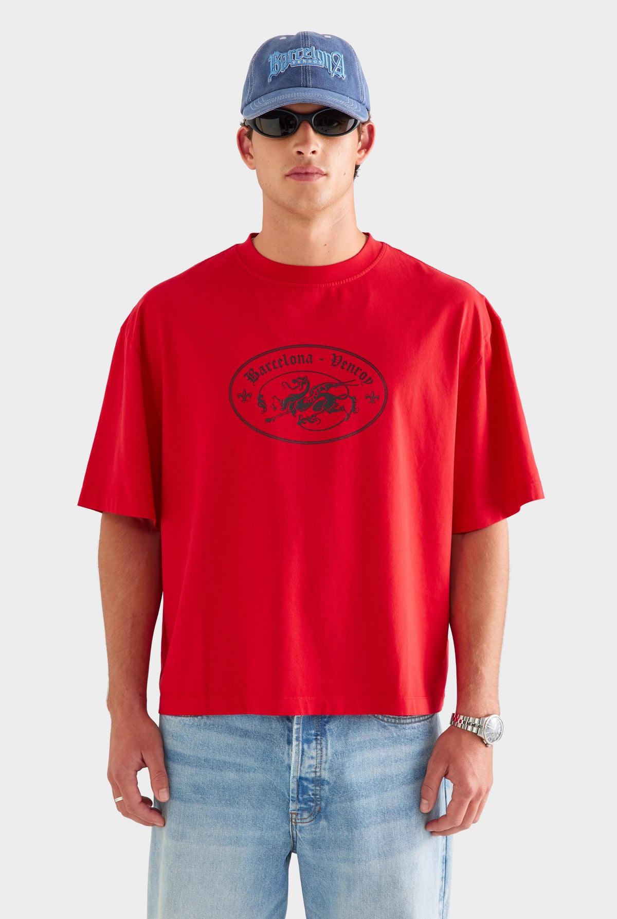 Oversized T Shirt - Catalan Red Dragon