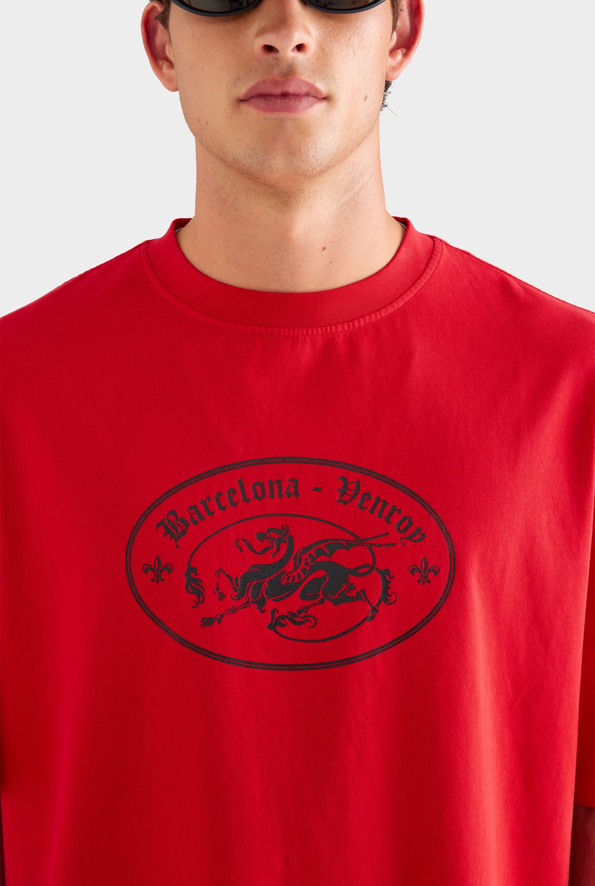 Oversized T Shirt - Catalan Red Dragon