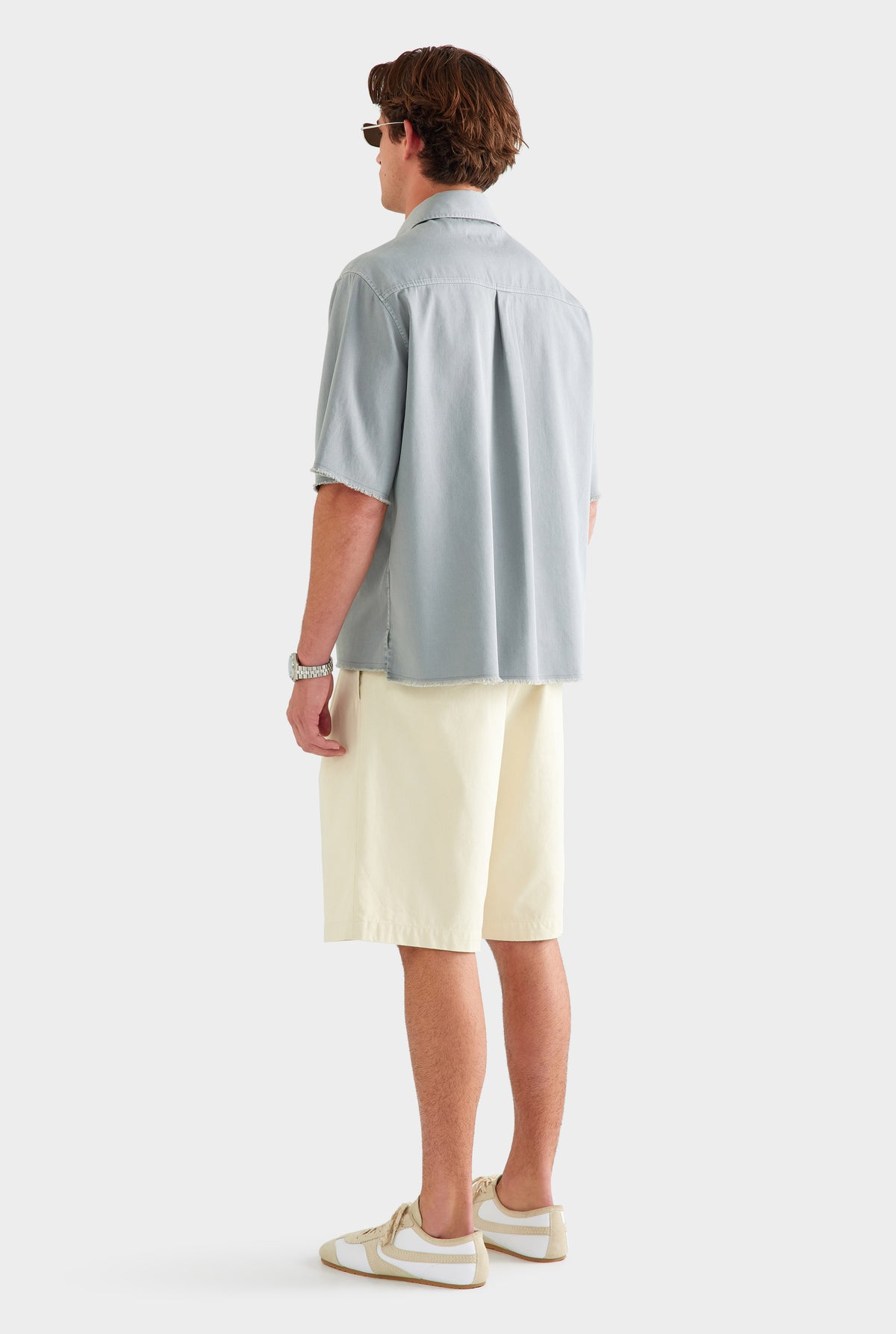 Pigment Dyed Mechanic Shirt - Washed Grey