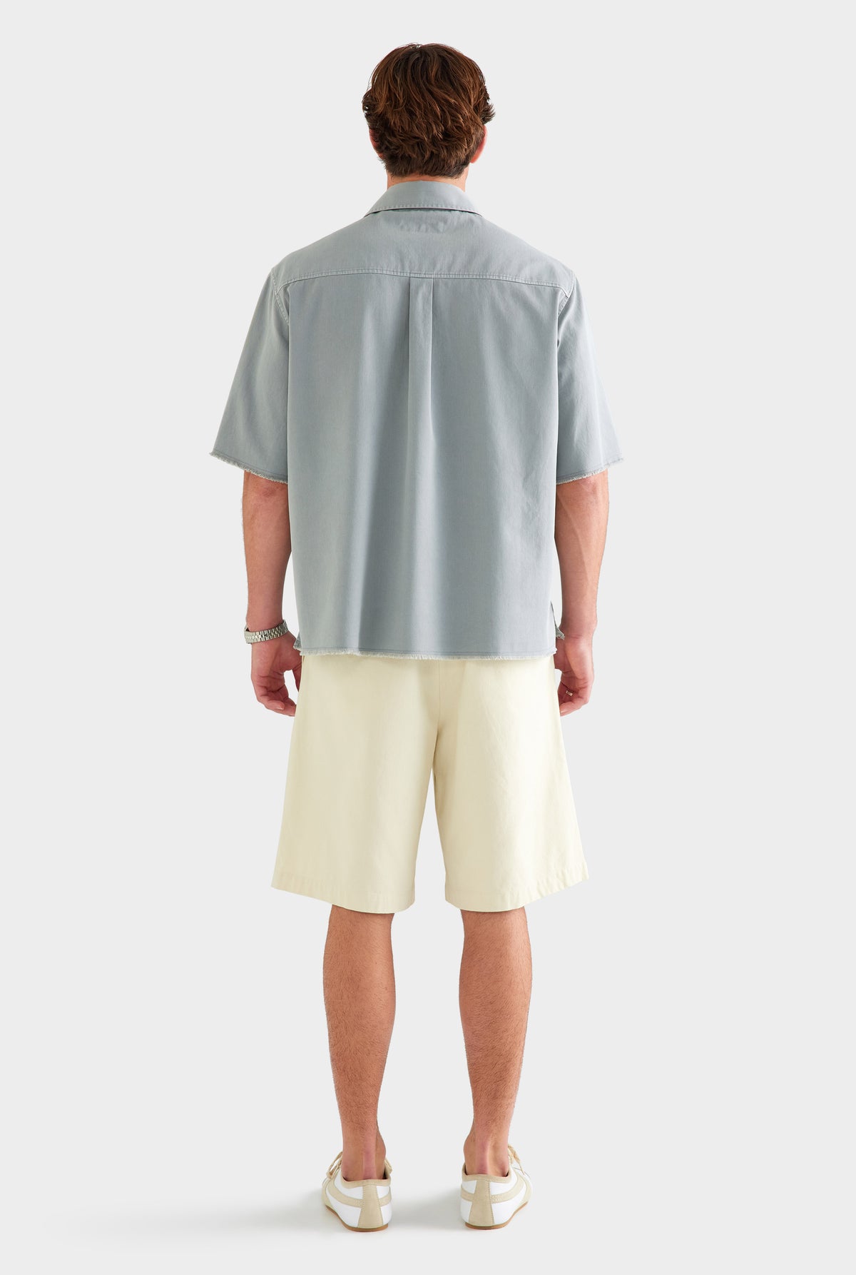 Pigment Dyed Mechanic Shirt - Washed Grey