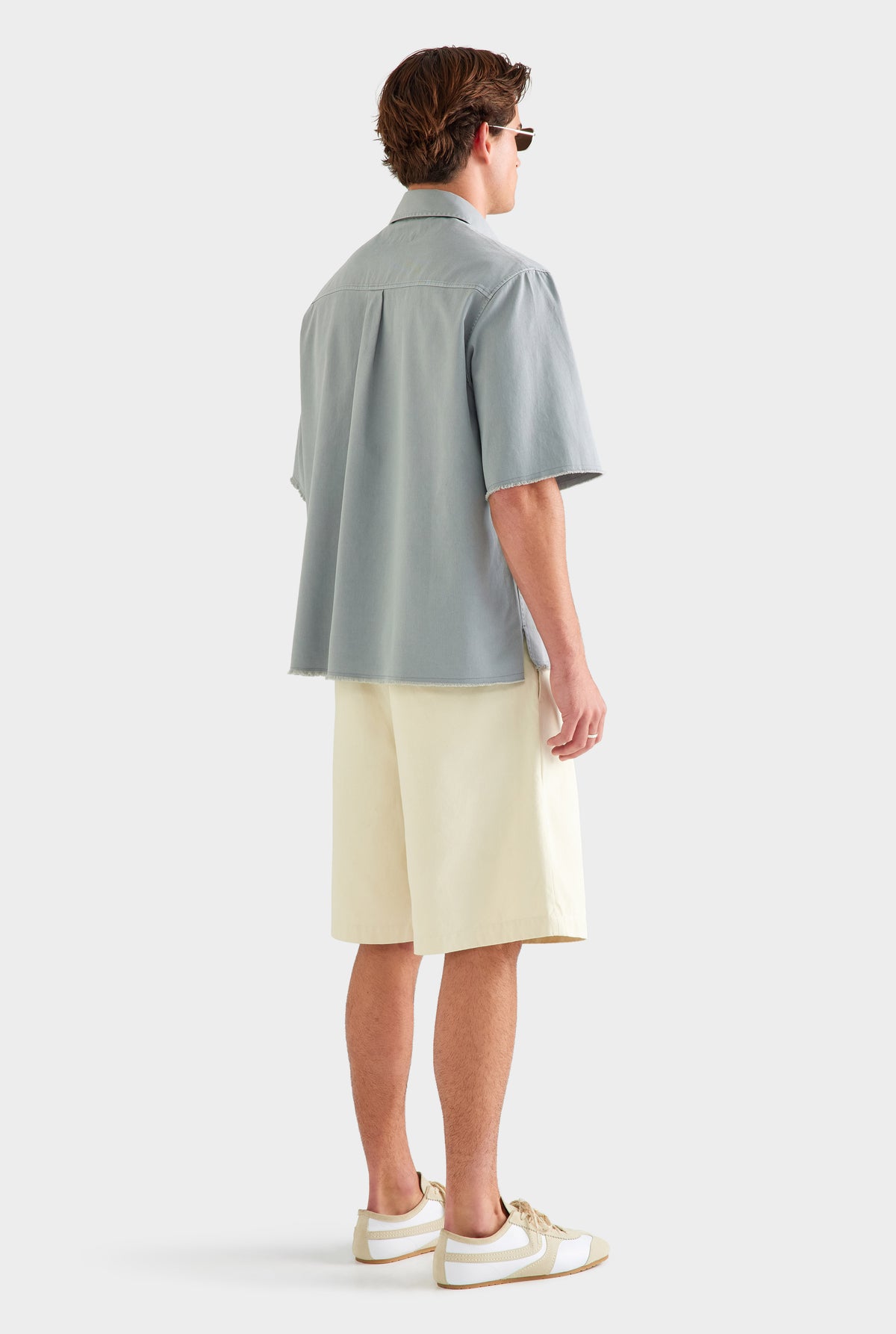Pigment Dyed Mechanic Shirt - Washed Grey