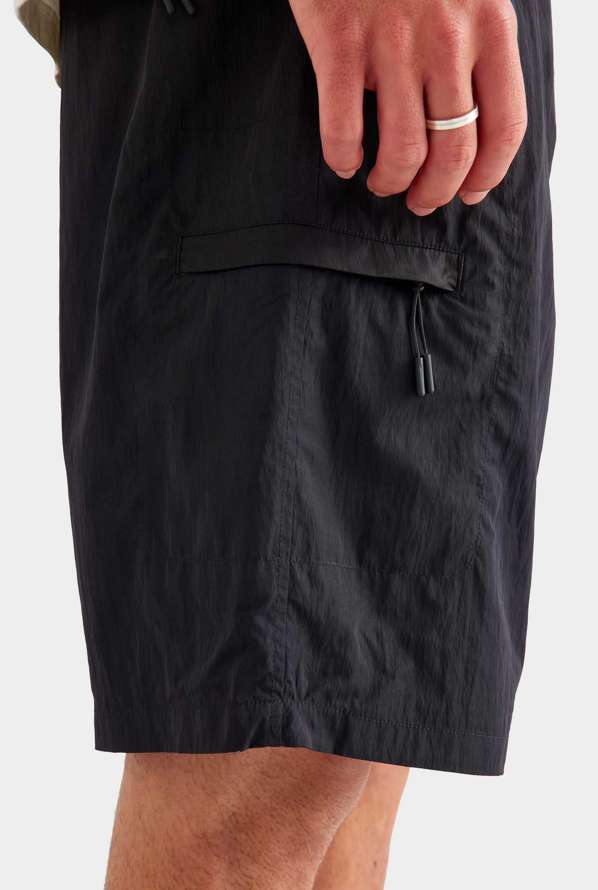 Nylon Utility Short - Black