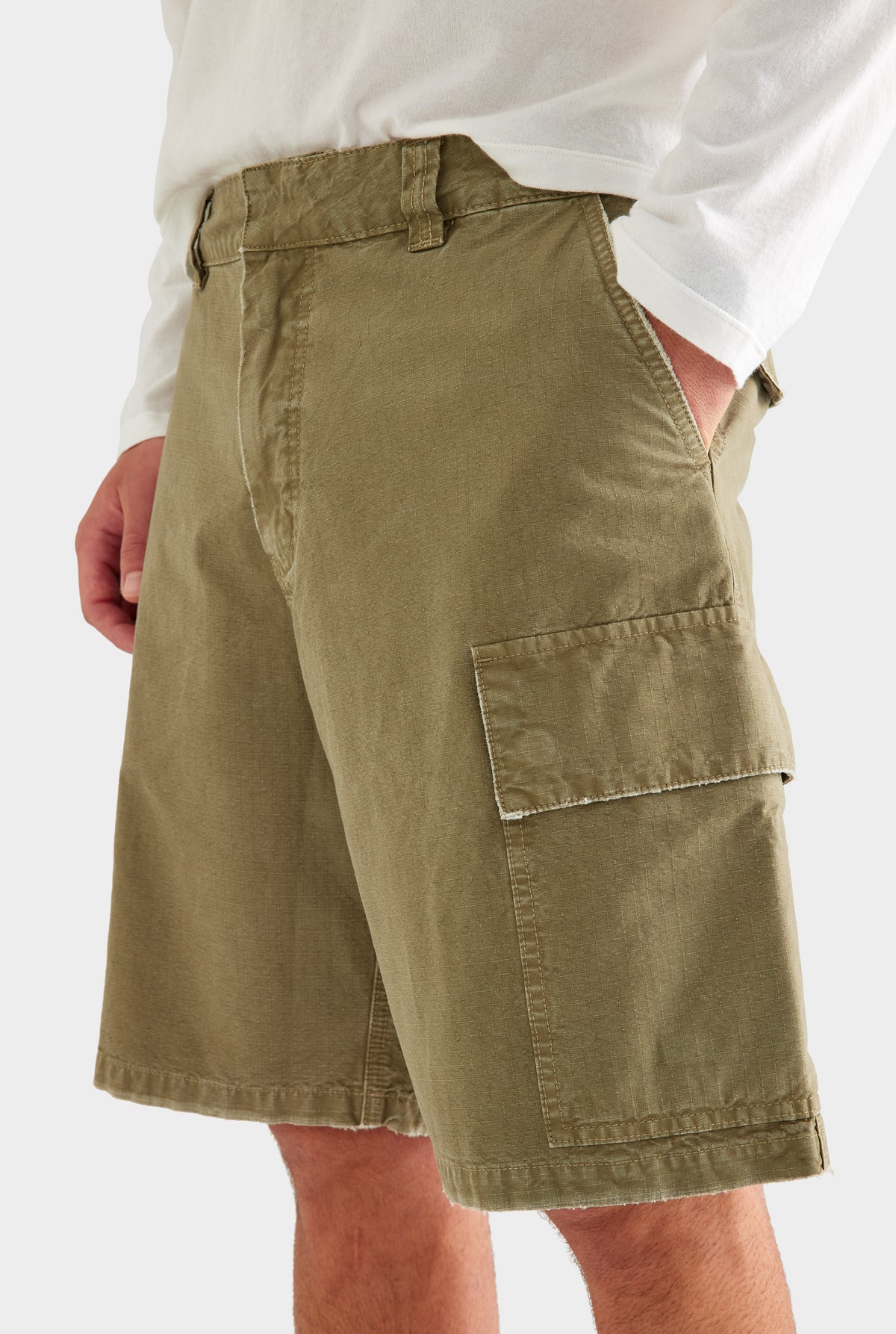 Ripstop Cargo Short - Dried Herb