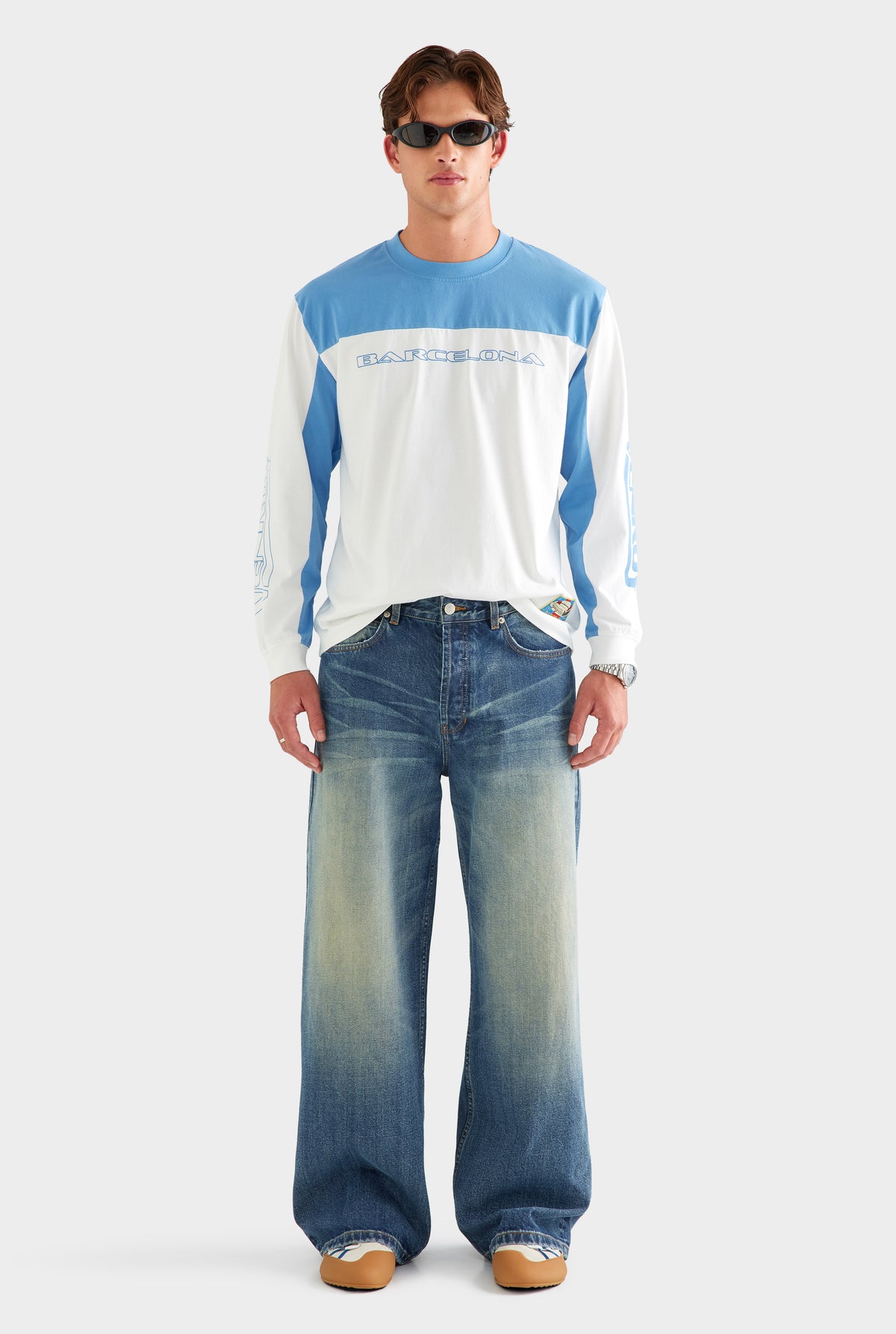 Baggy Denim Jean - Super Vintage Blue