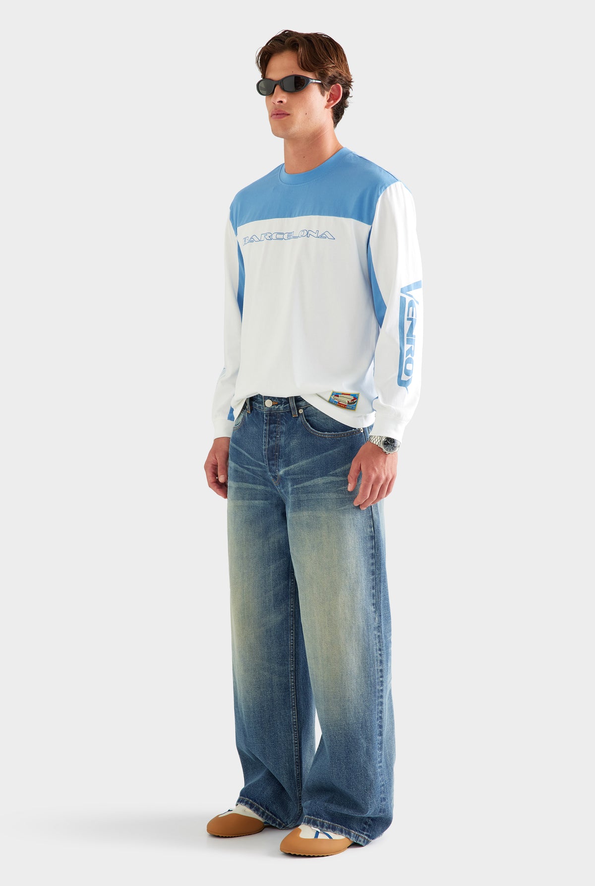 Baggy Denim Jean - Super Vintage Blue