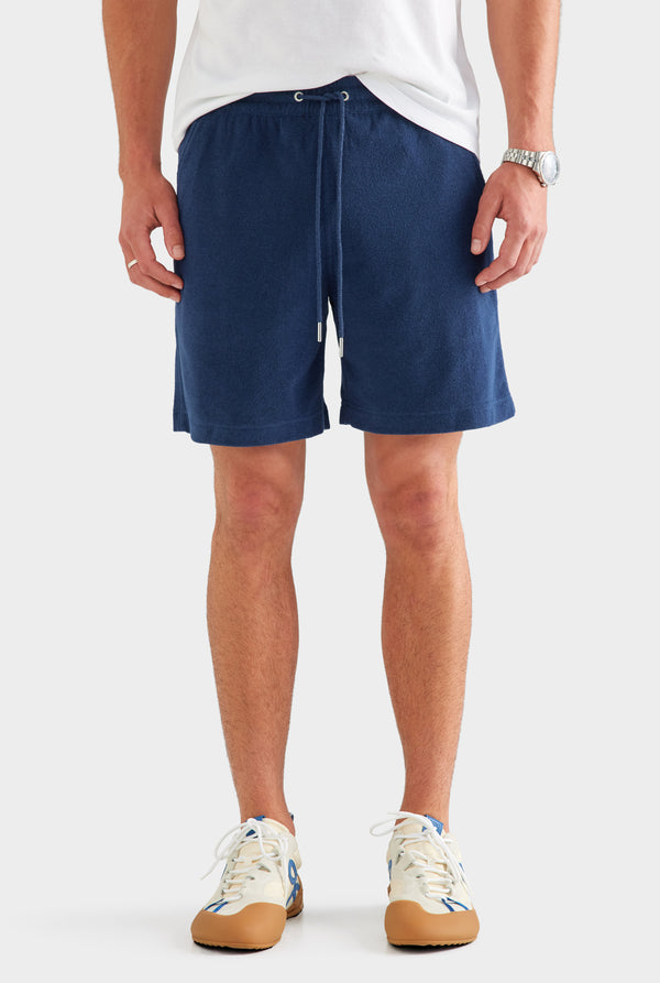 Terry Lounge Short - Navy [[SU26 - MENS - D2 - 34052 - Terry Lounge Short - Navy_0437.jpg]]