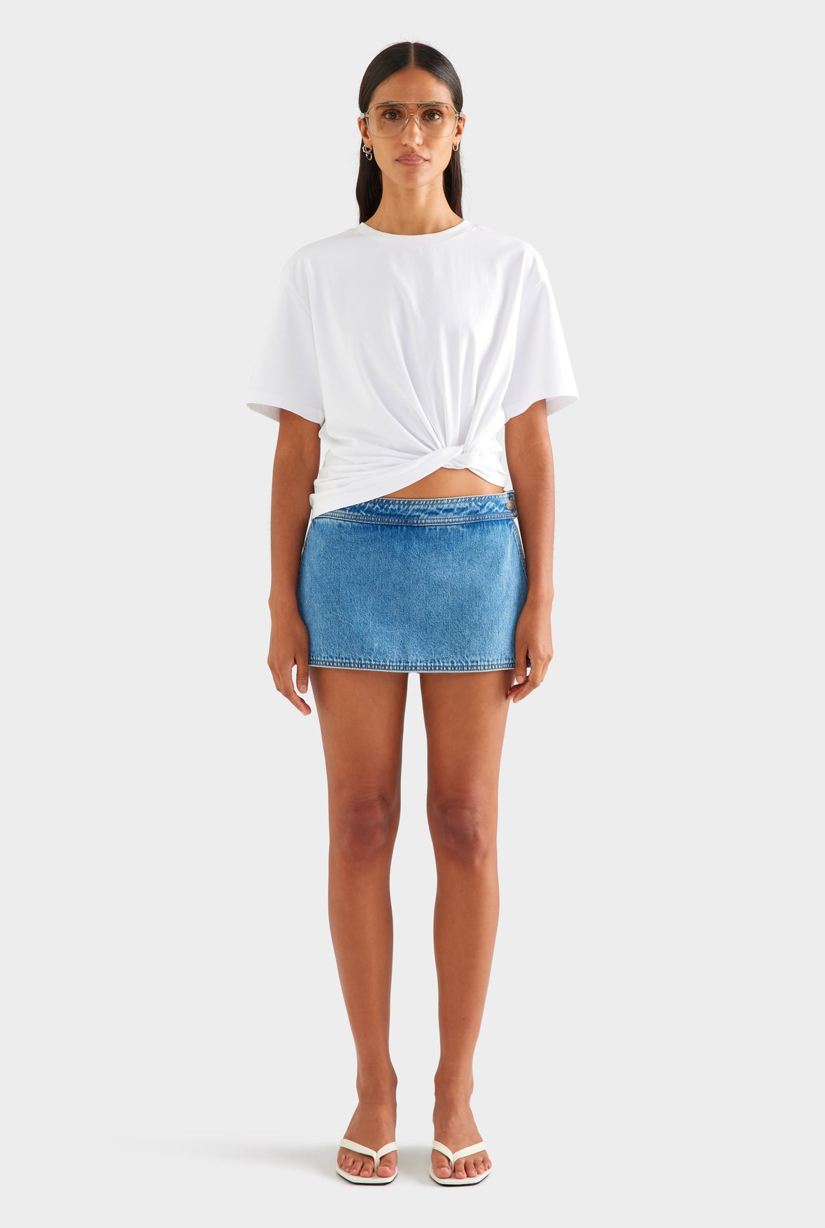Denim Culotte - Mid Indigo