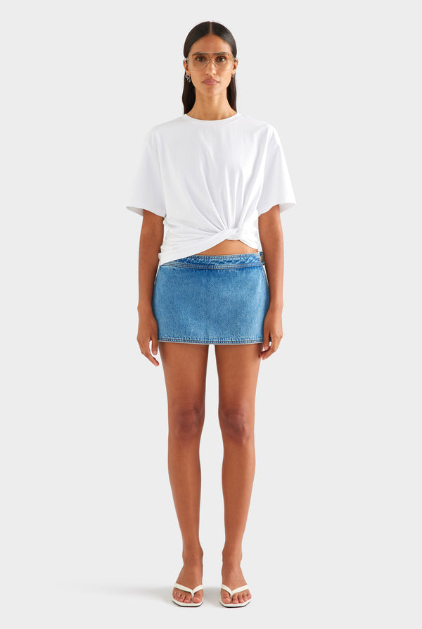 Denim Culotte - Mid Indigo