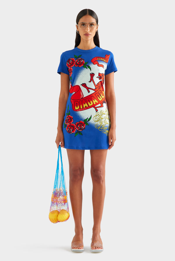 Baby Tee Mini Dress - Diada de Sant Jordi