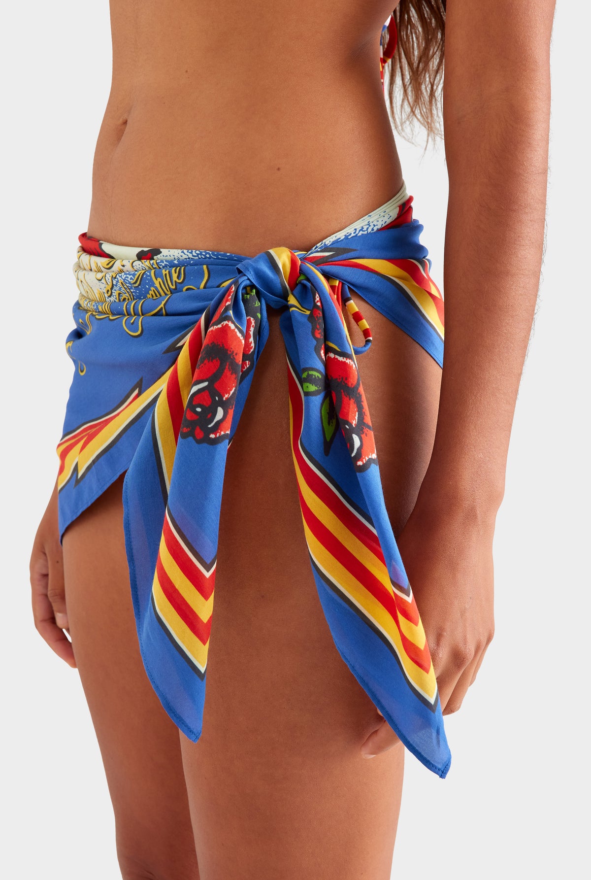 Silk Cotton Scarf - Diada de Sant Jordi