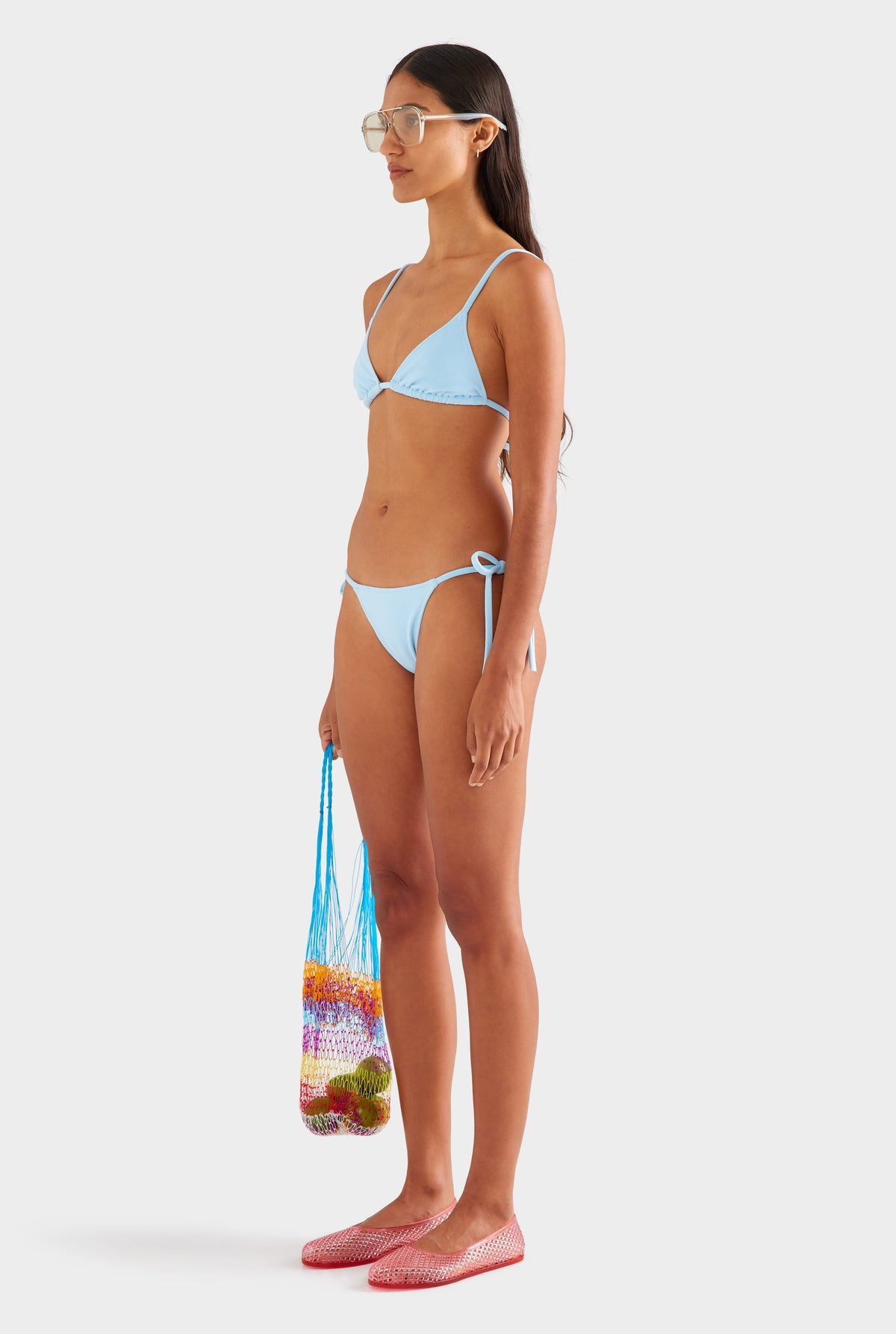 Terry Tie Side Bikini Brief - Sky Blue [[SU26 - WOMENS - D2 - 41053 - Terry Triangle Bikini - Sky Blue - 41054 - Terry Tie Side Bikini Brief - Sky Blue_0163.jpg]]