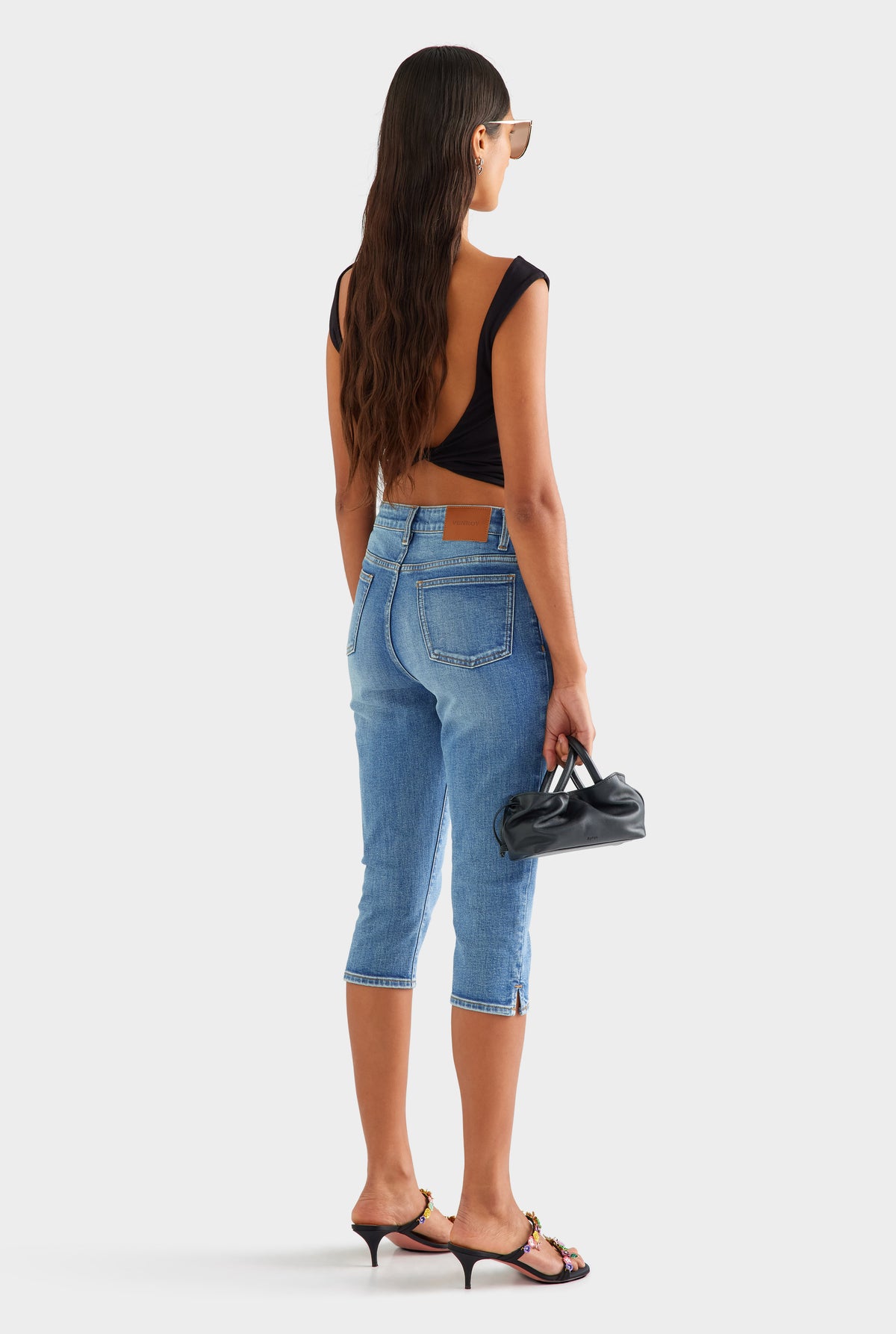 Denim Capri - Vintage Mid Indigo [[SU26 - WOMENS - D2 - 44060 - Denim Capri - Vintage Mid Indigo_0399.jpg]]