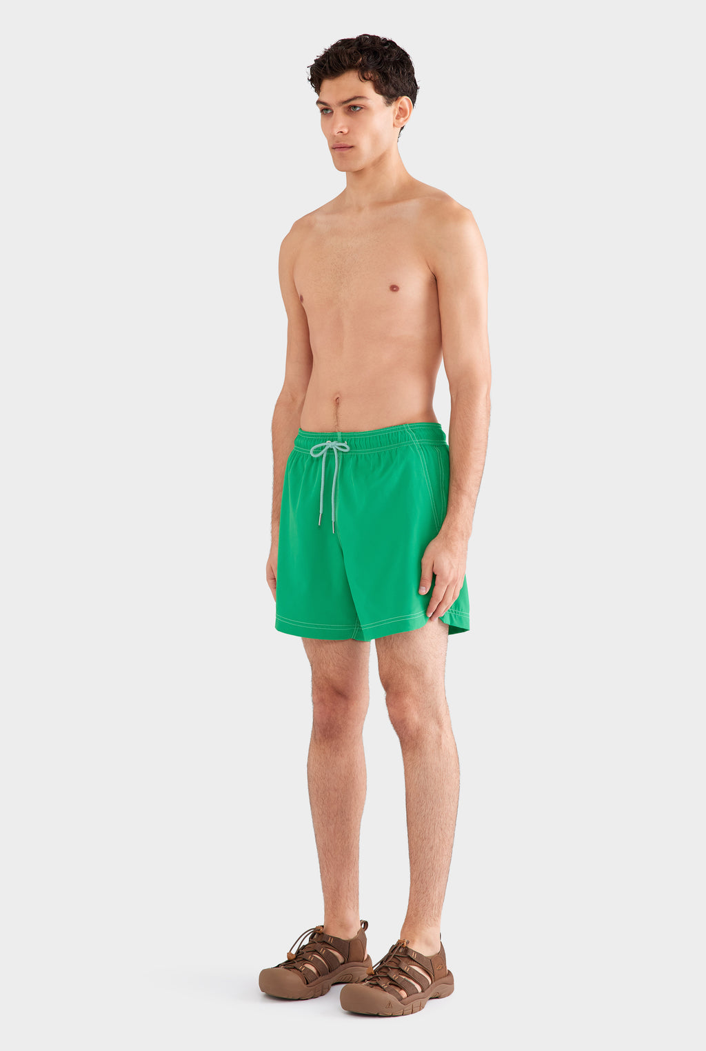 Solid Stretch Swim Short - Jade Green