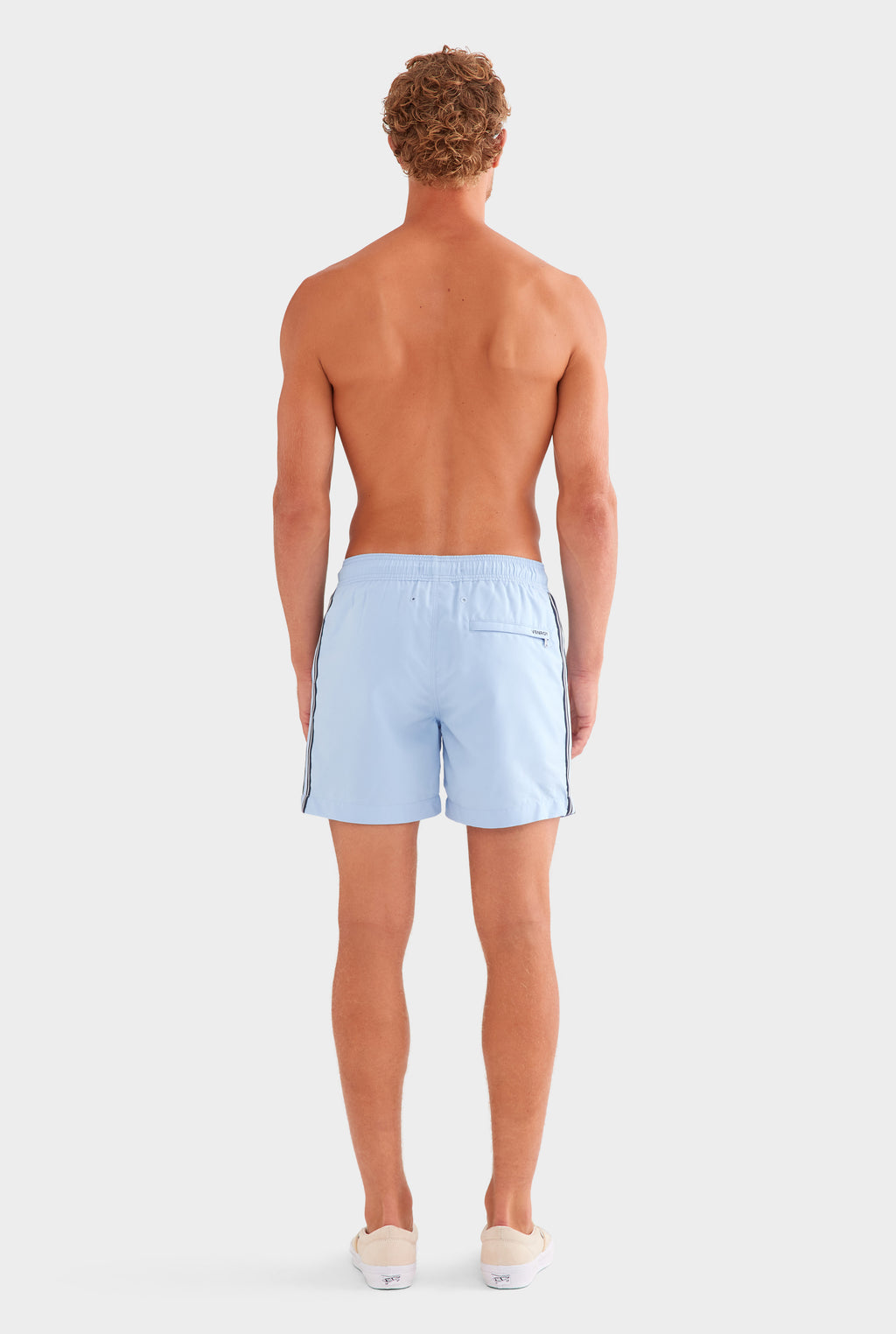 Solid Swim Short - Powder Blue