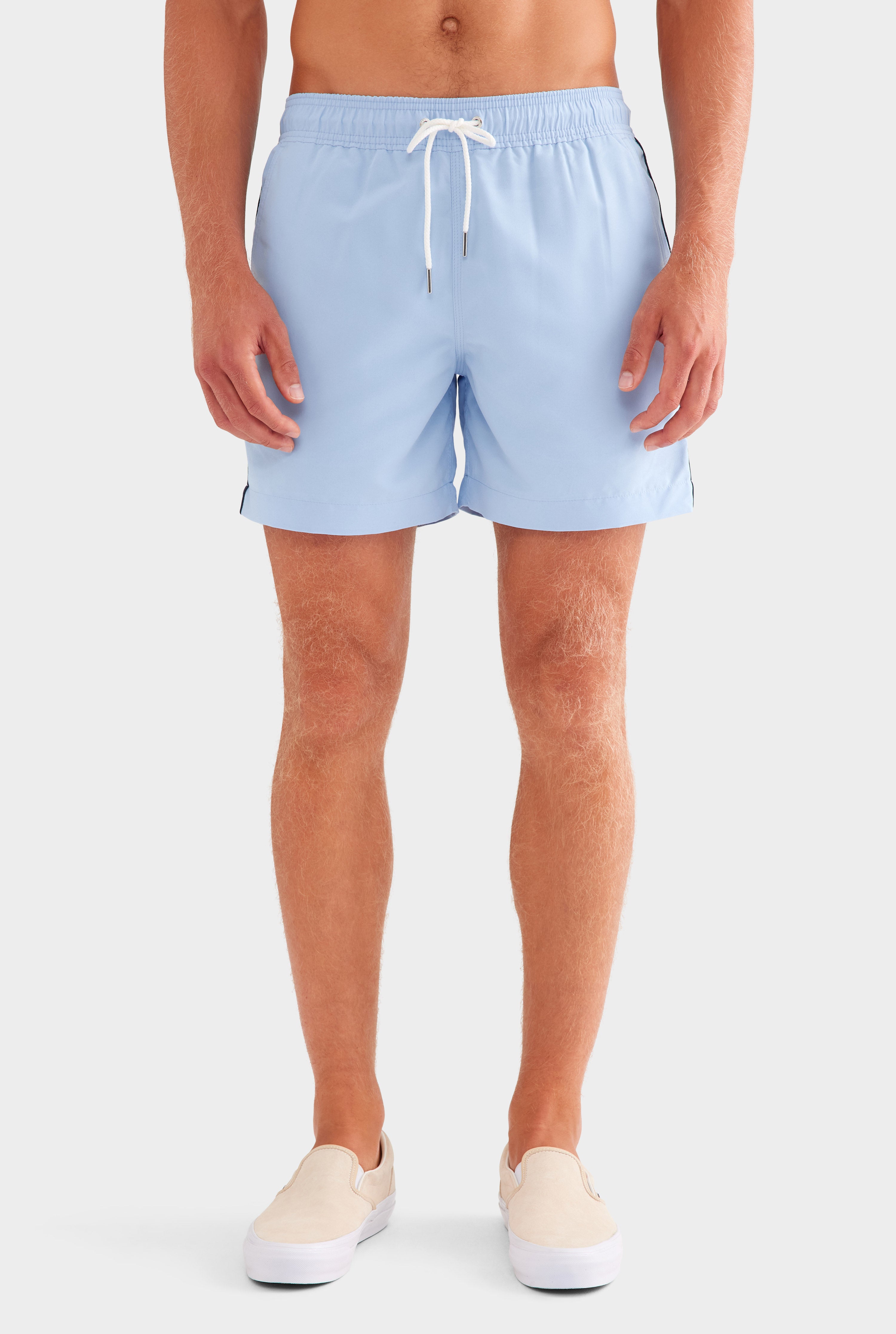 Solid Swim Short - Powder Blue