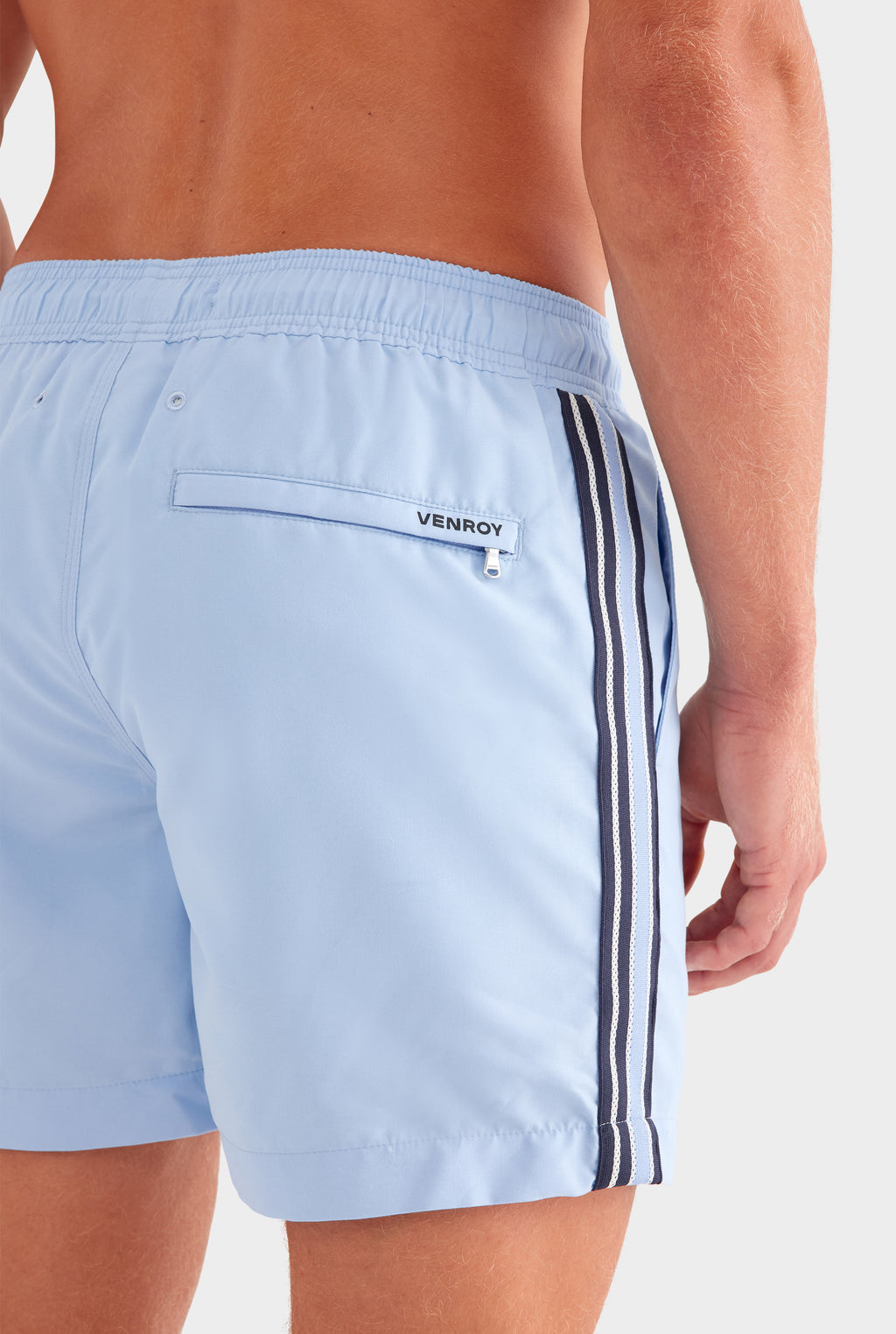 Solid Swim Short - Powder Blue