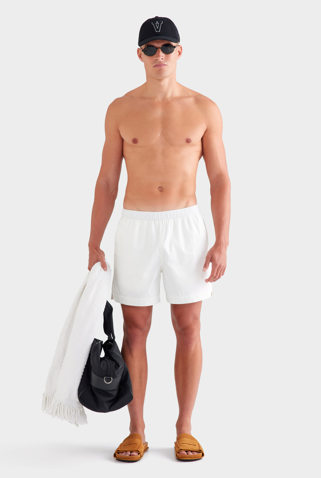 Sports Swim Short - White