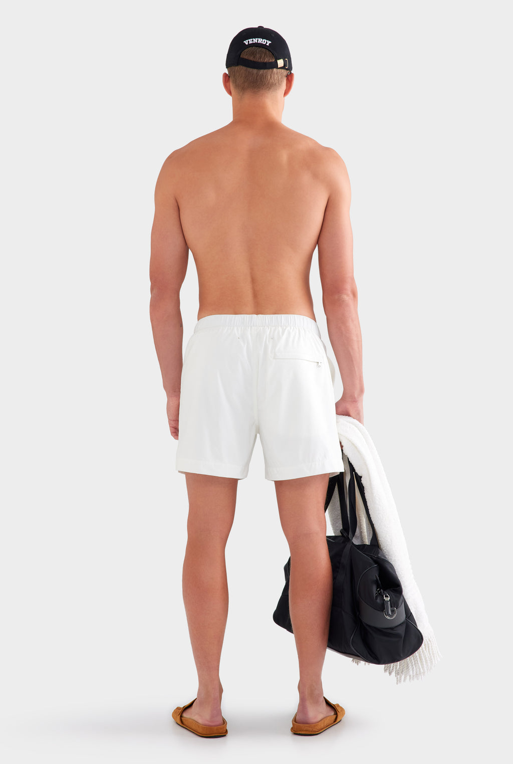 Sports Swim Short - White