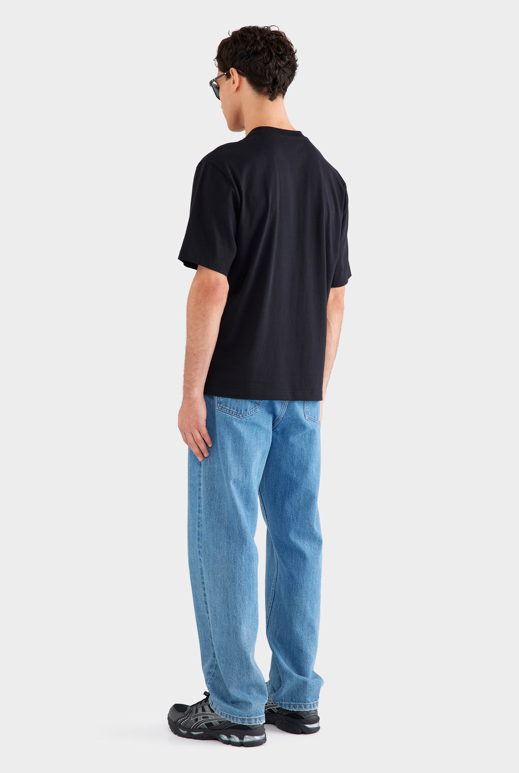 Standard Cotton T Shirt - Black/Pink