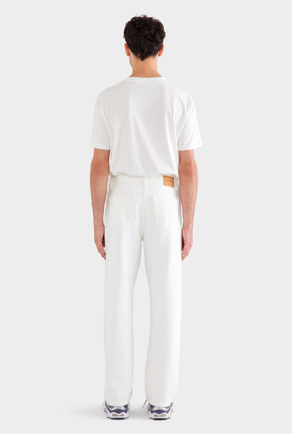 Straight Leg Denim Jean - White