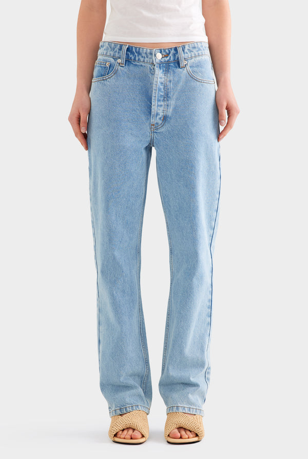 Straight Leg Jean - Light Blue