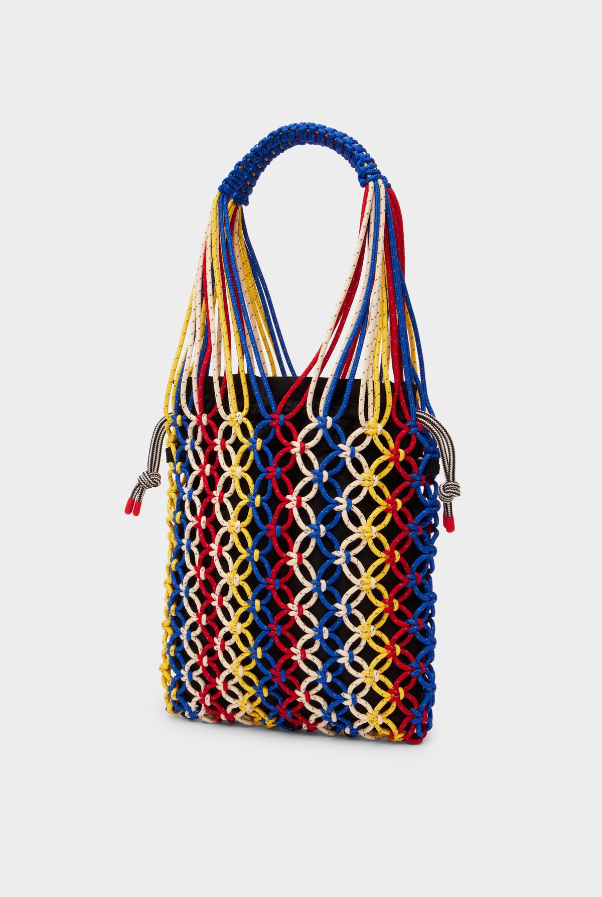 Stripe Macrame Tote - Barcelona Stripe