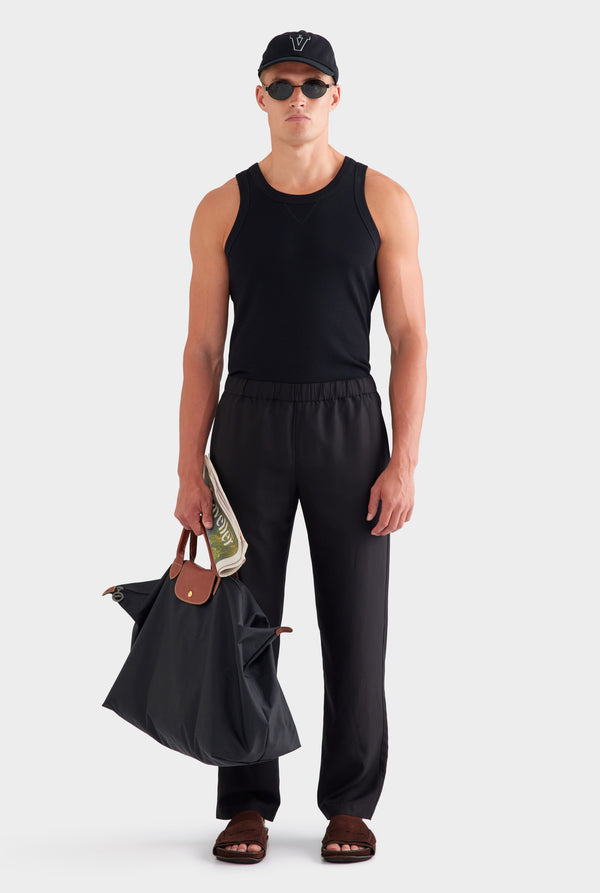 Tencel Lounge Pant - Black