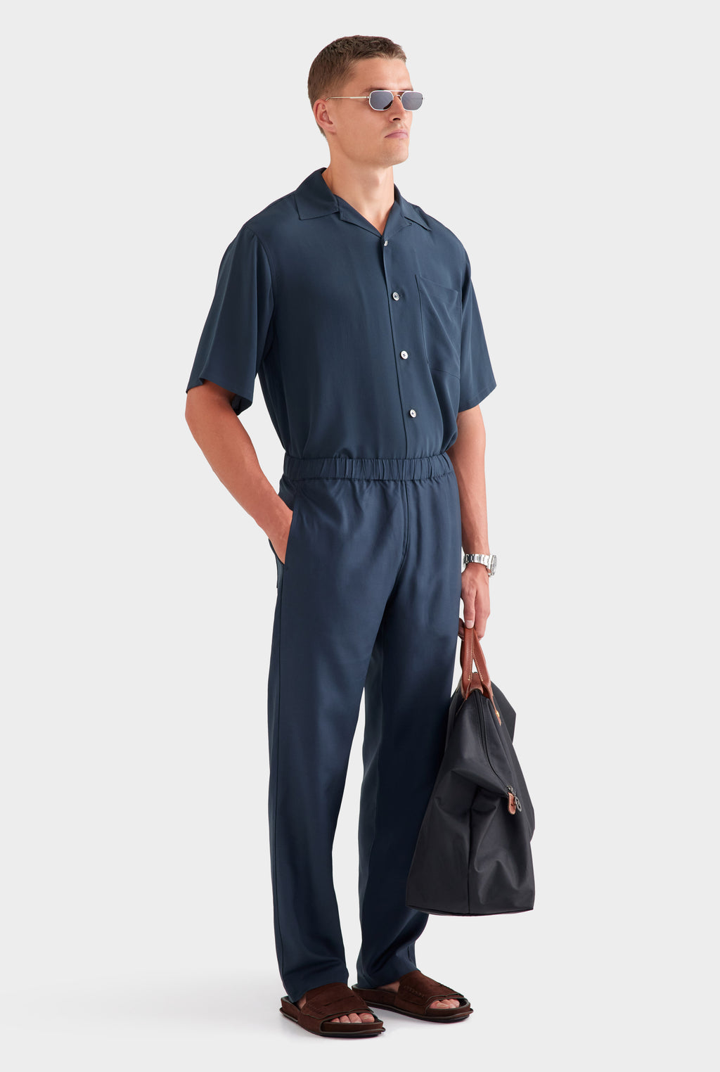 Tencel Lounge Pant - Navy