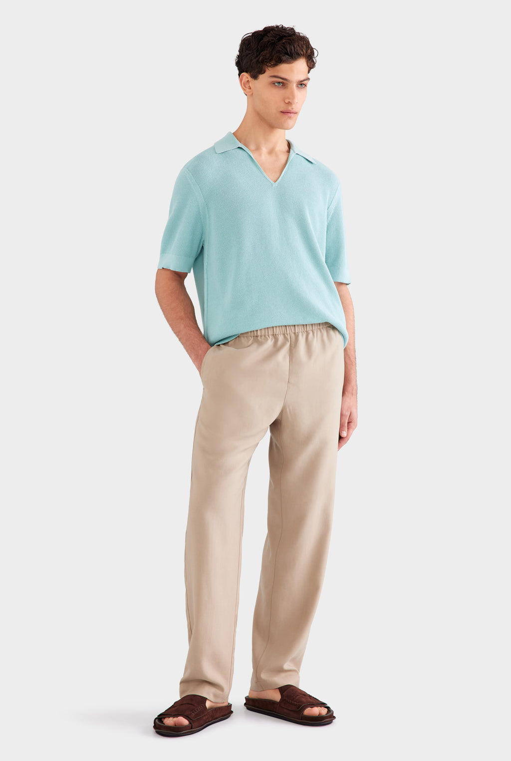 Tencel Lounge Pant - Pebble