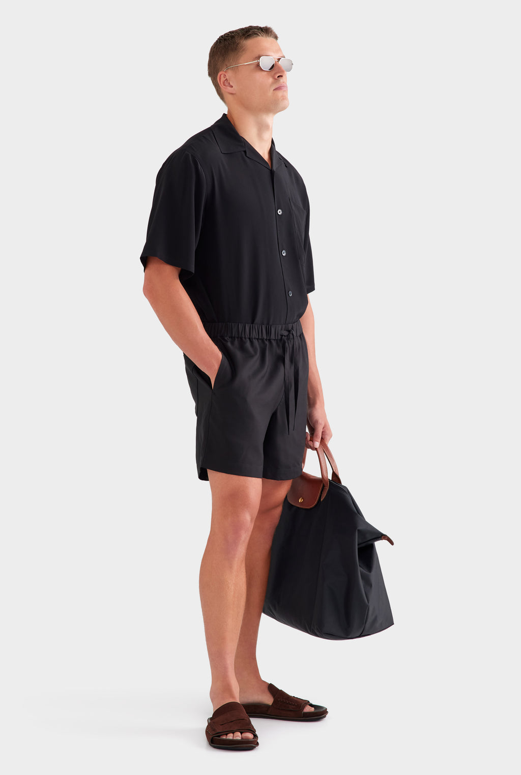 Relaxed Tencel Short - Black