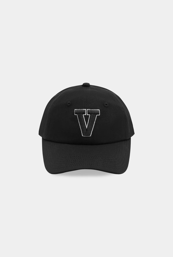 Venroy Varsity Cotton Logo Cap - Black