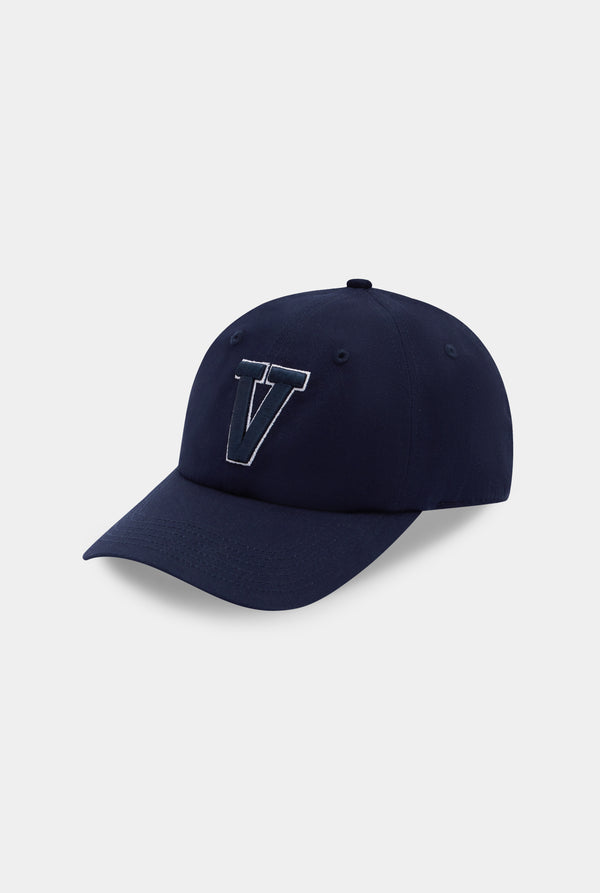 Venroy Varsity Cotton Logo Cap - Navy
