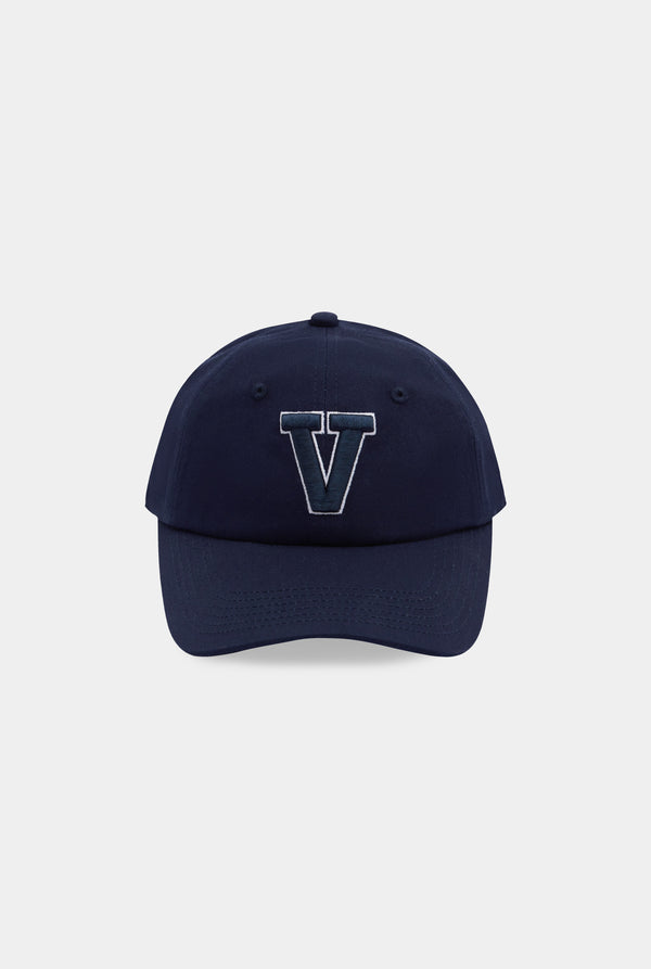 Venroy Varsity Cotton Logo Cap - Navy