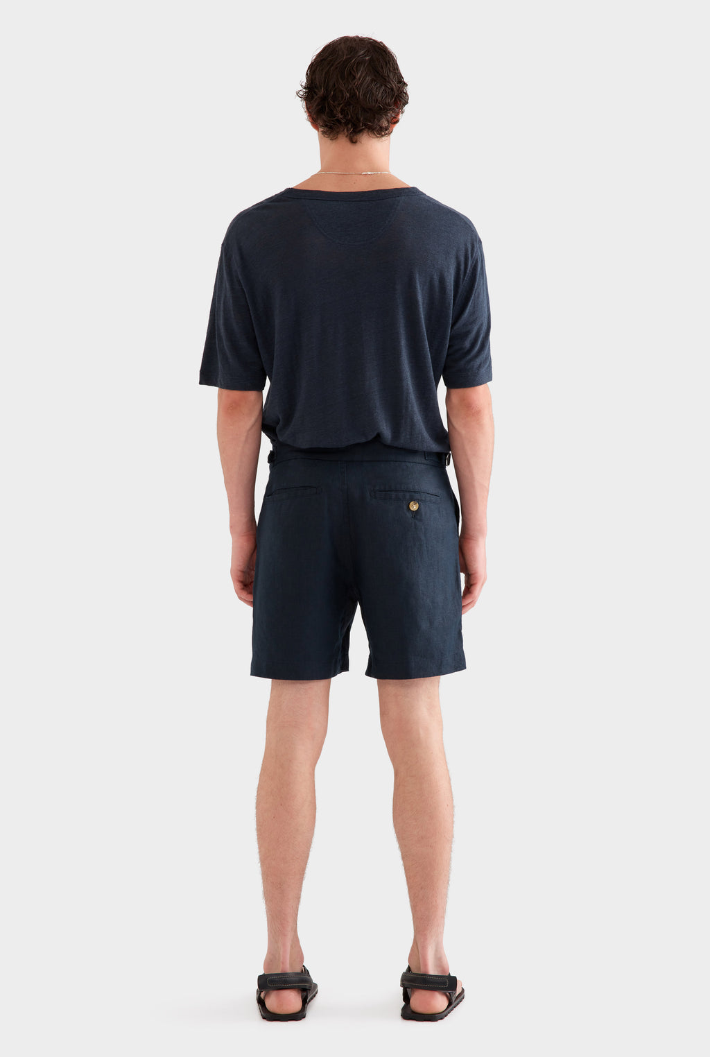 Side Tab Shorts - Navy