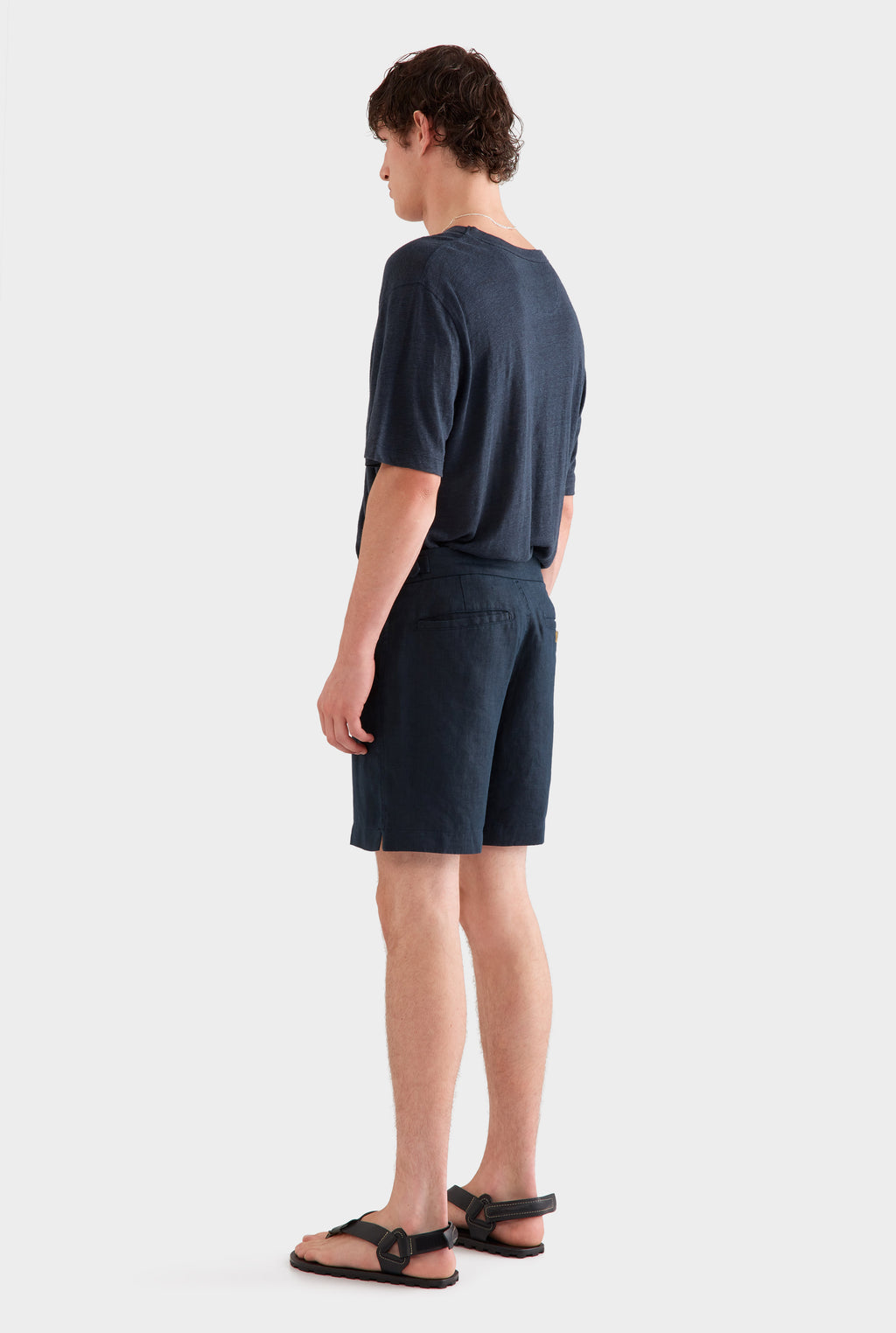 Side Tab Shorts - Navy