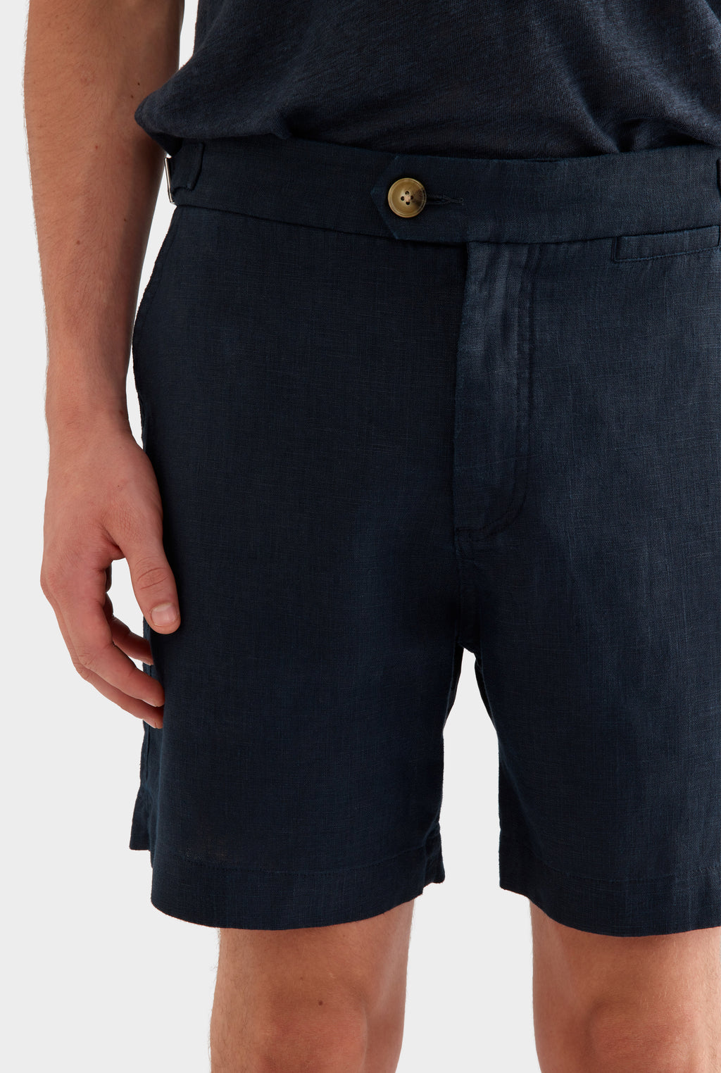 Side Tab Shorts - Navy