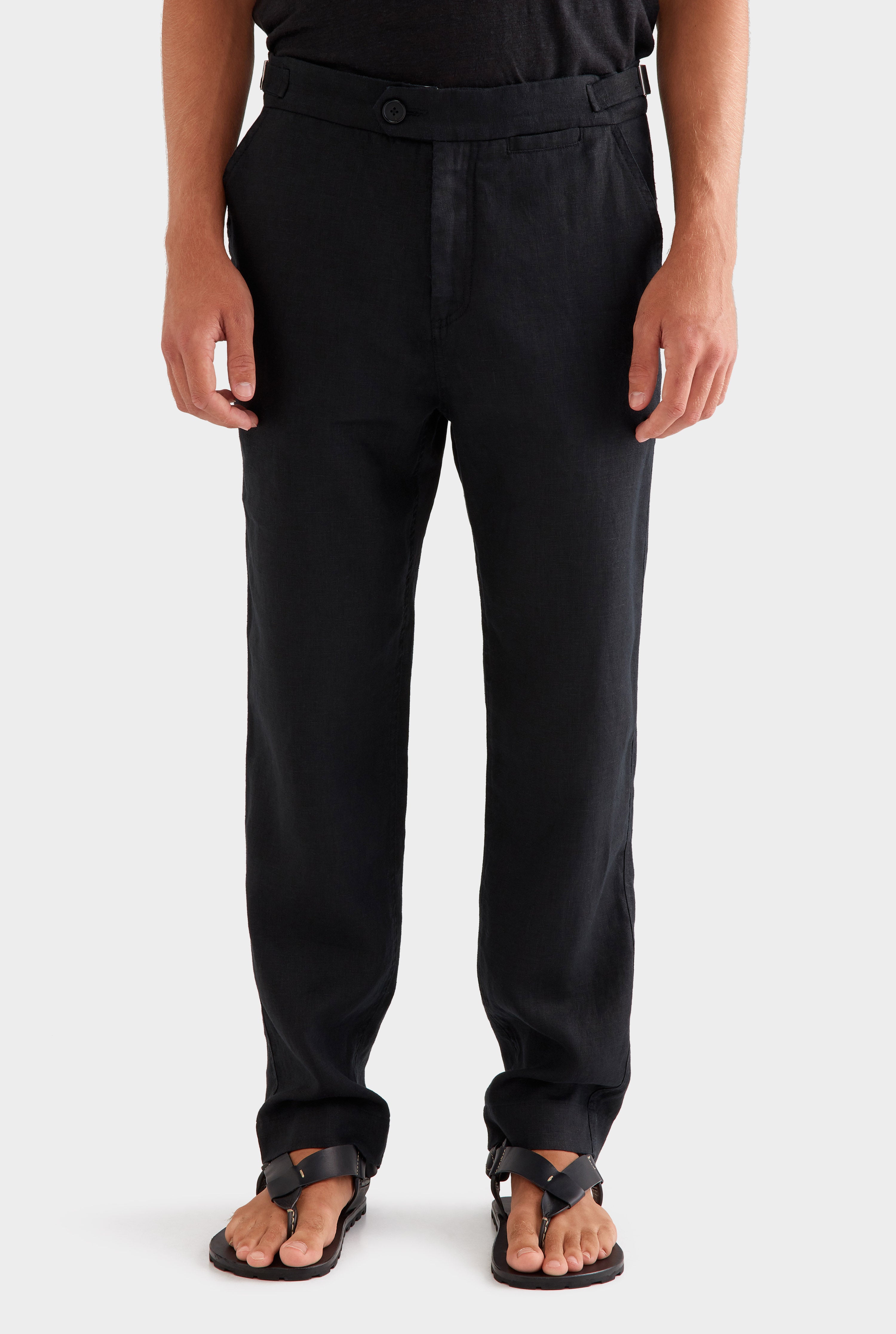 Side Tab Trouser - Black
