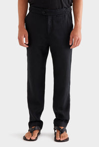 Side Tab Trouser - Black