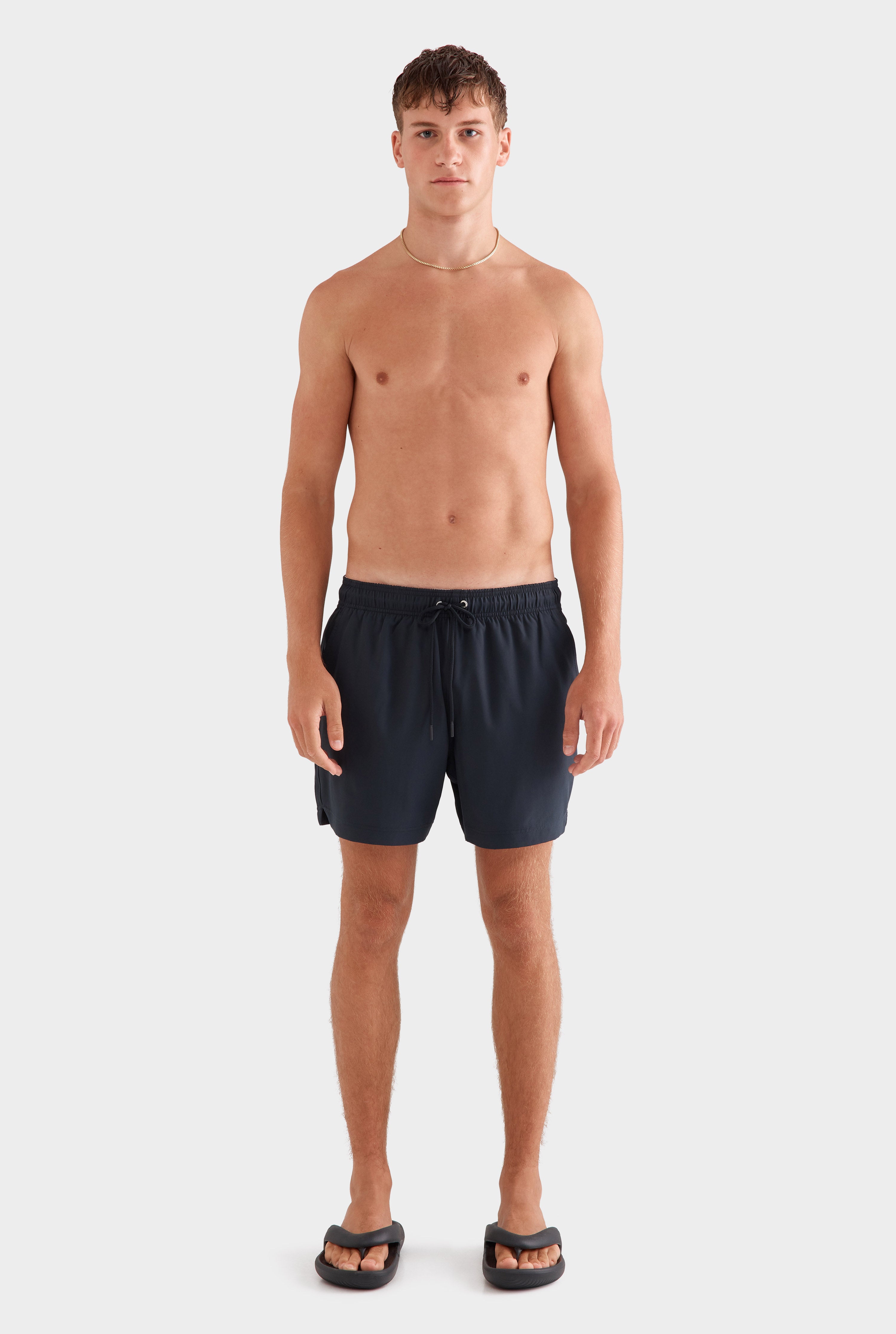 Solid Stretch Swim Short - Navy