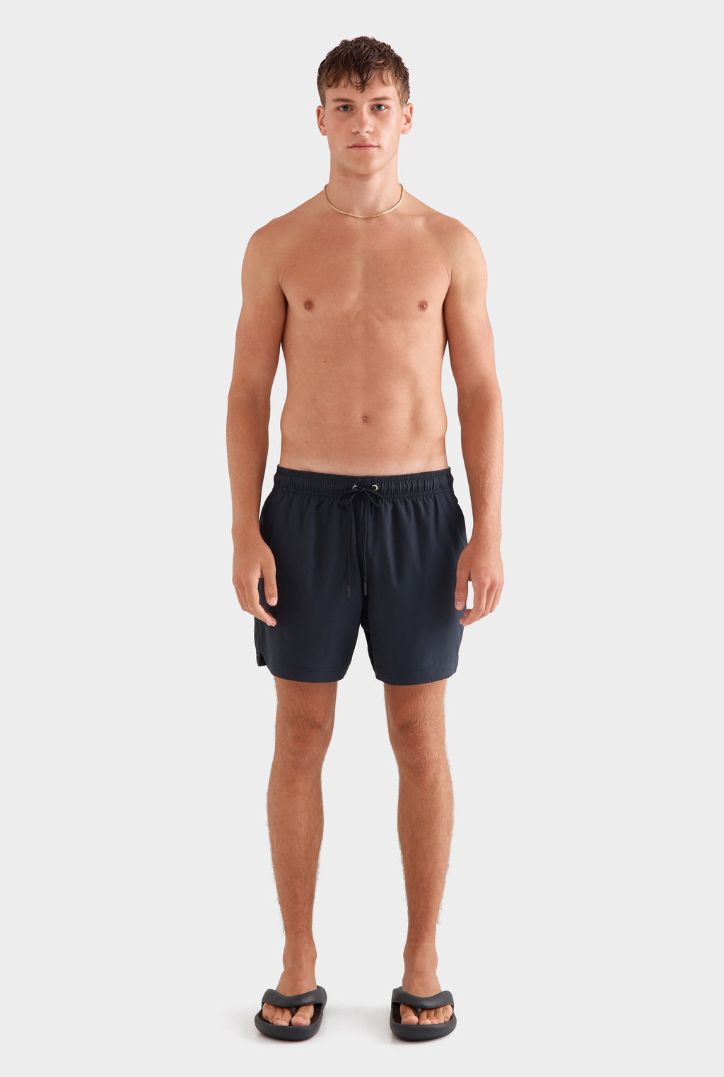 Solid Stretch Swim Short - Navy